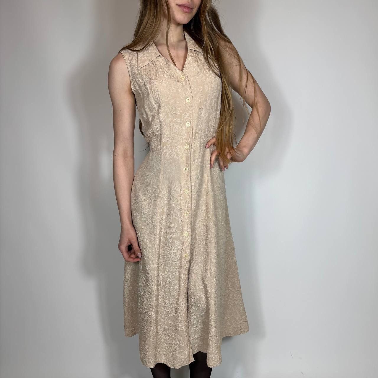 Givenchy Vintage 80-90s Givenchy Floral Retro Style Maxi Dress Rare Size M / US 6-8 / IT 42-44 - 1 Thumbnail