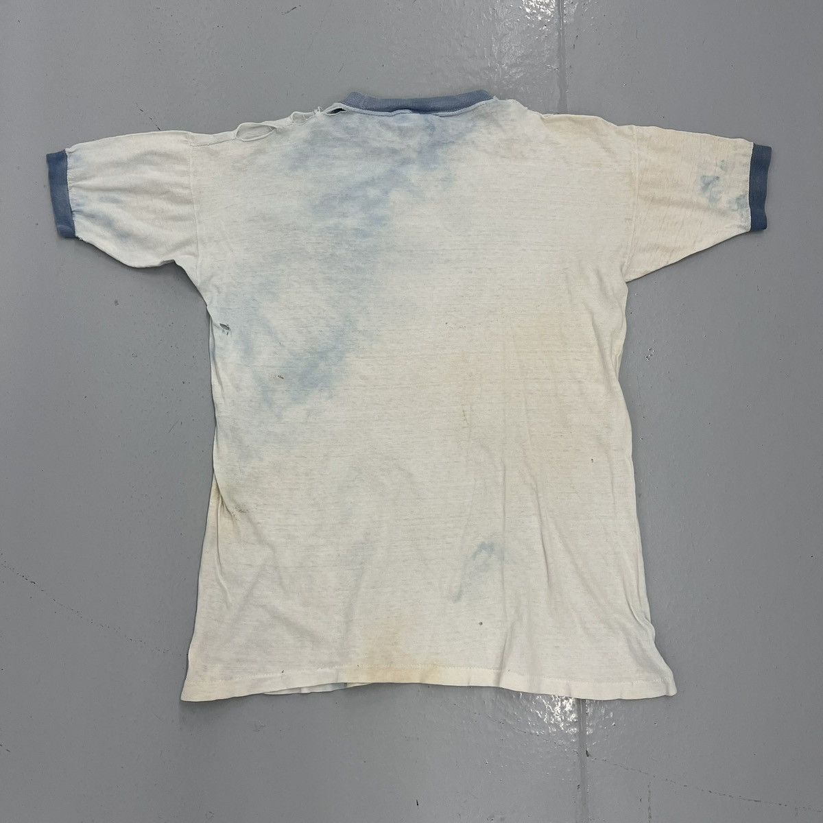 Other Vintage 60s Kings Dominion White/Blue Distressed Ringer Size US L / EU 52-54 / 3 - 3 Thumbnail