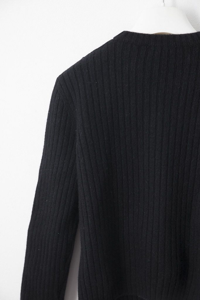Helmut Lang AW99 black wool sweater Size XS / US 0-2 / IT 36-38 - 5 Thumbnail