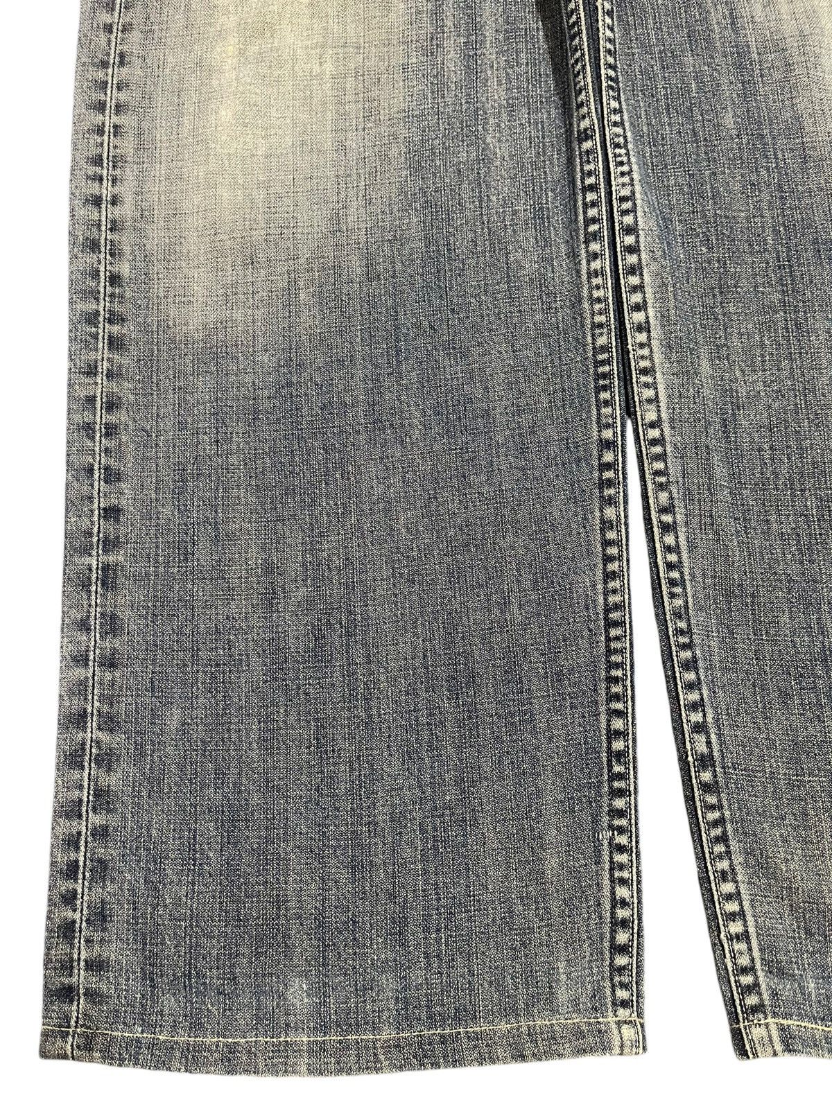Levi's Vintage 90s Levis 504 Blue Wash Distressed Loose Jeans Size US 35 - 7 Thumbnail