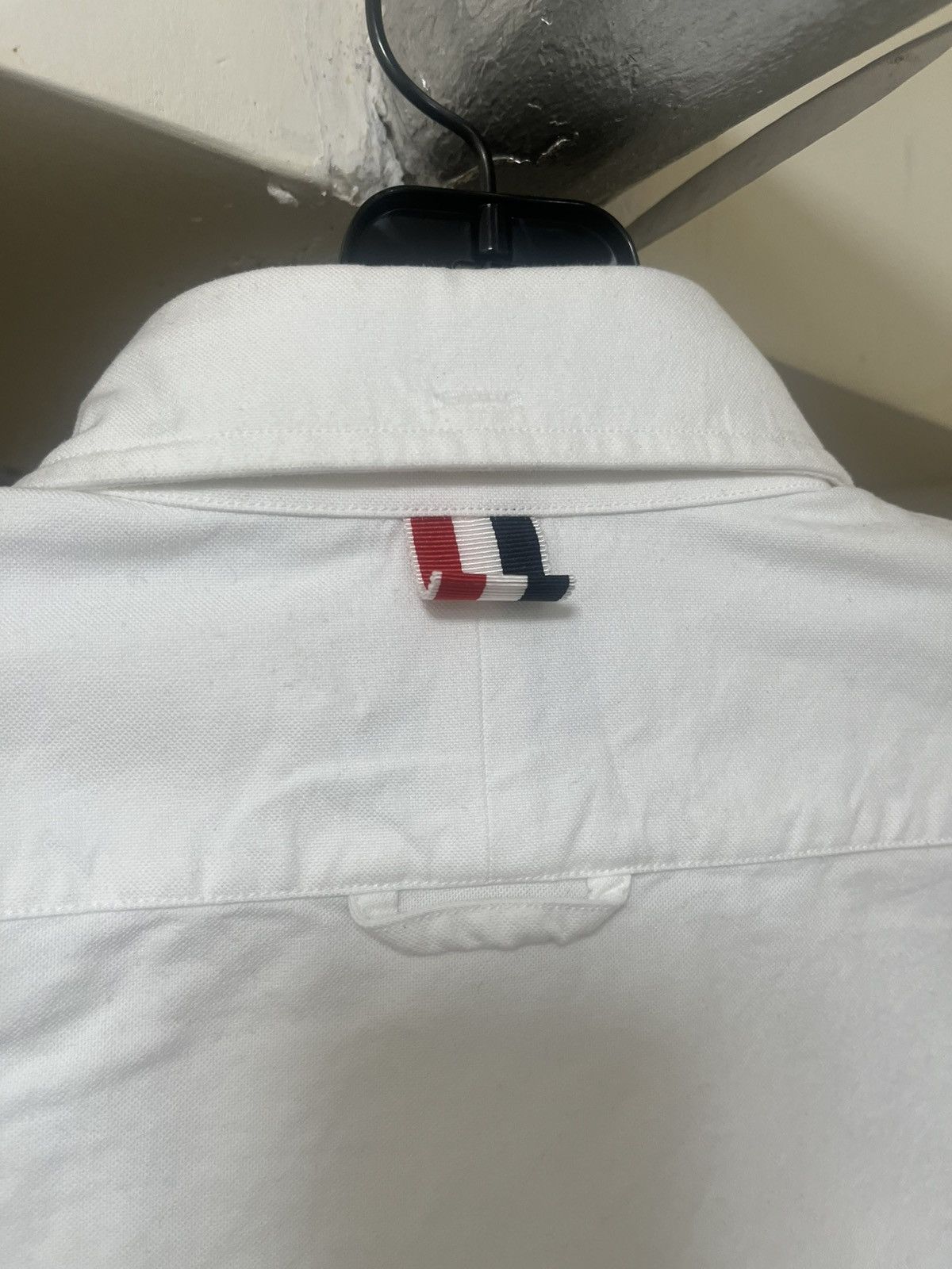 Thom Browne Thom Browne Classic Cotton Oxford Shirt Sz 3(Large) Size US L / EU 52-54 / 3 - 8 Thumbnail