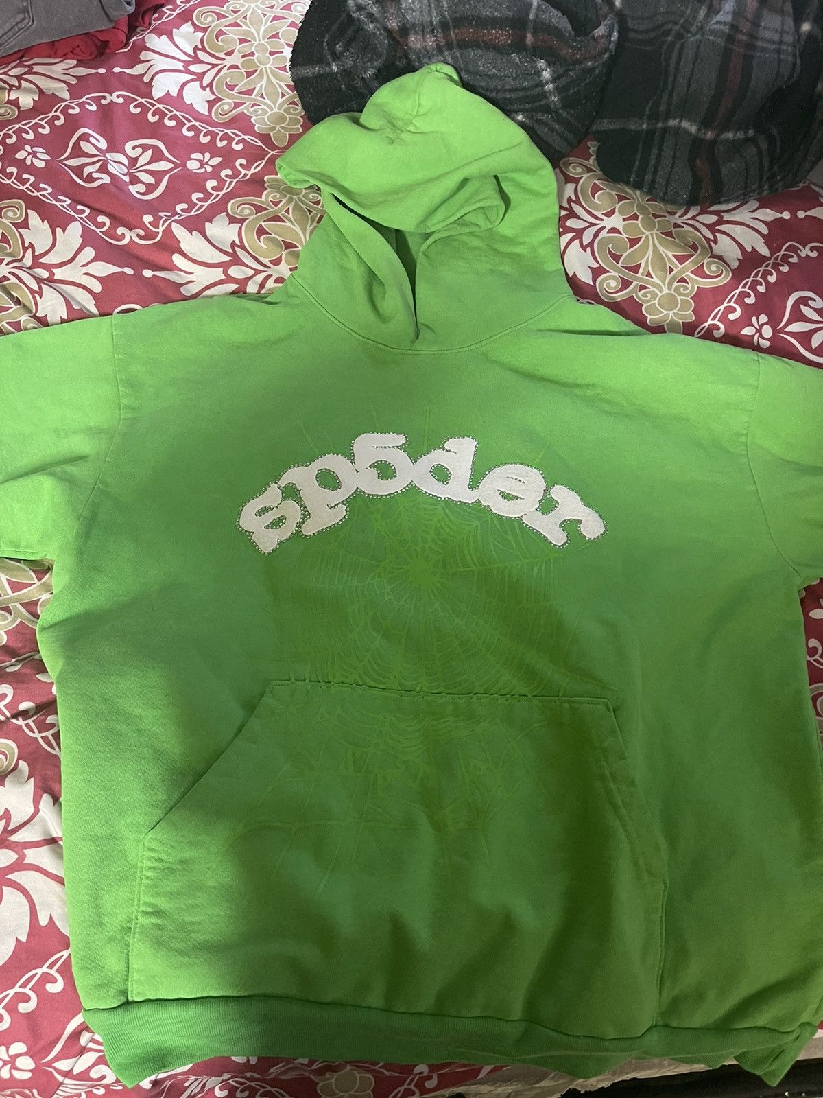 Spider Worldwide Sp5der Web Hoodie “Slime Green” | Grailed