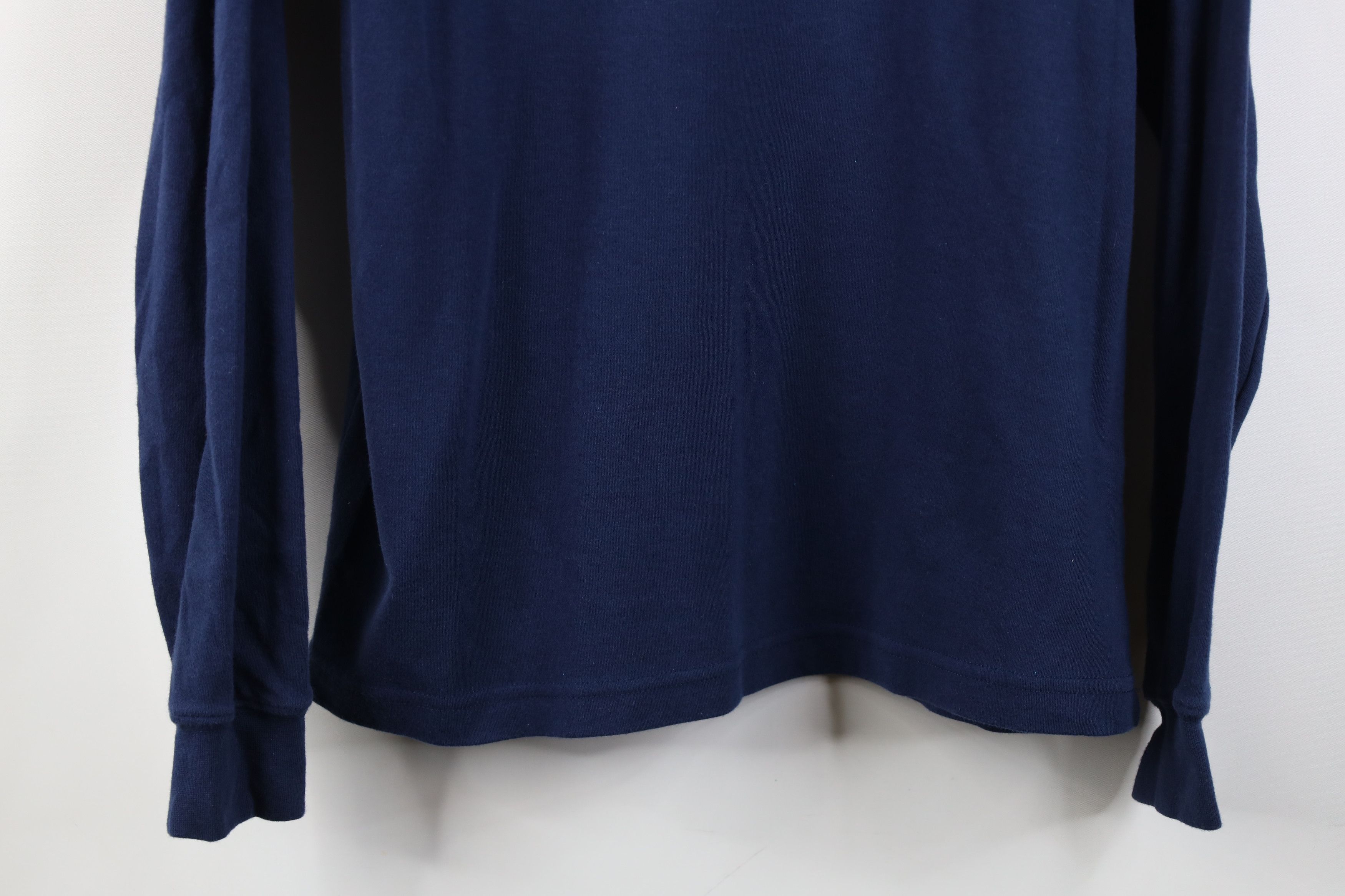 Vintage Vintage 90s Streetwear Blank Turtleneck Long Sleeve T-Shirt Size US M / EU 48-50 / 2 - 3 Thumbnail