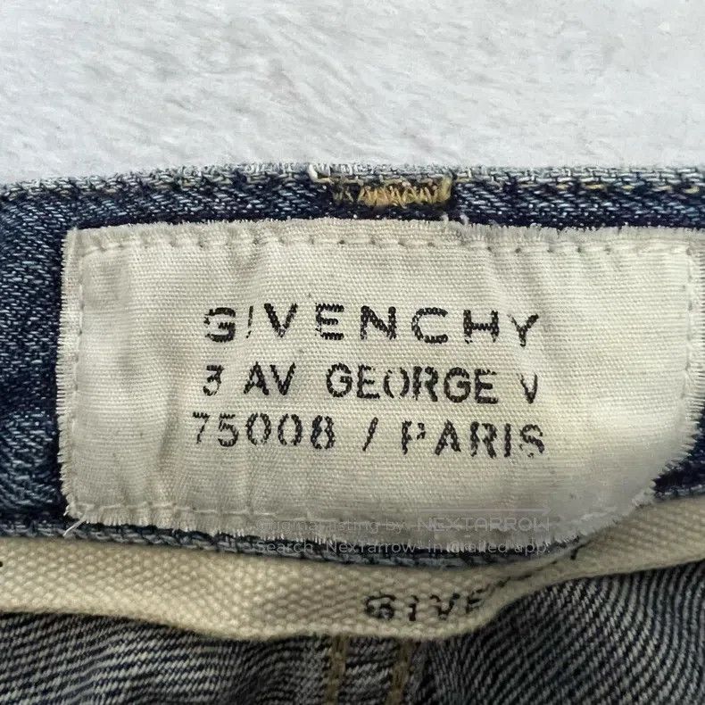 Givenchy Givenchy Logo Destroyed Straight Leg Pants Size US 26 / EU 42 - 3 Thumbnail