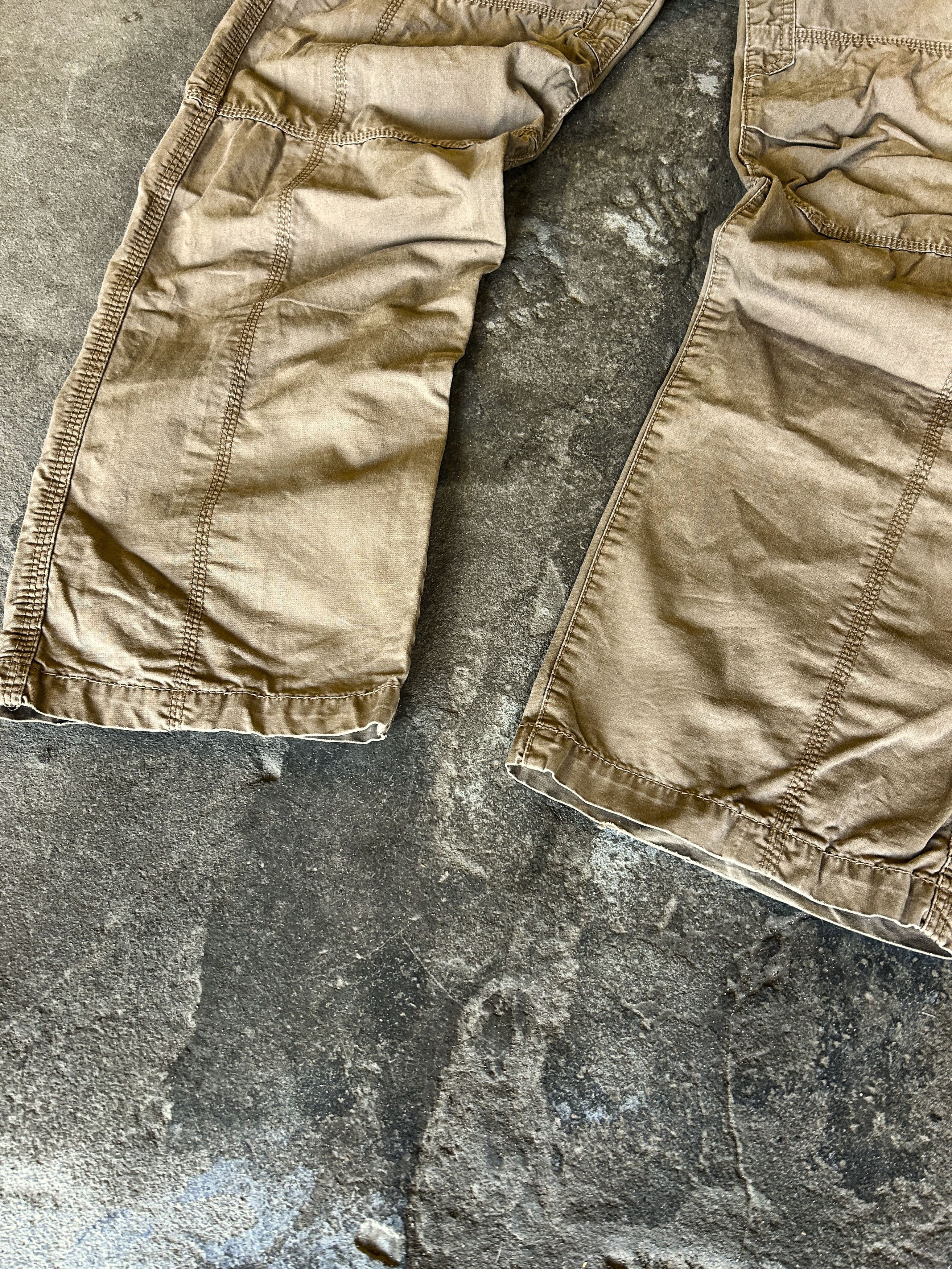 Vintage Y2K Utility Cargo Pants Beige Multi Pocket Wide Leg Workwear Size US 34 / EU 50 - 5 Thumbnail