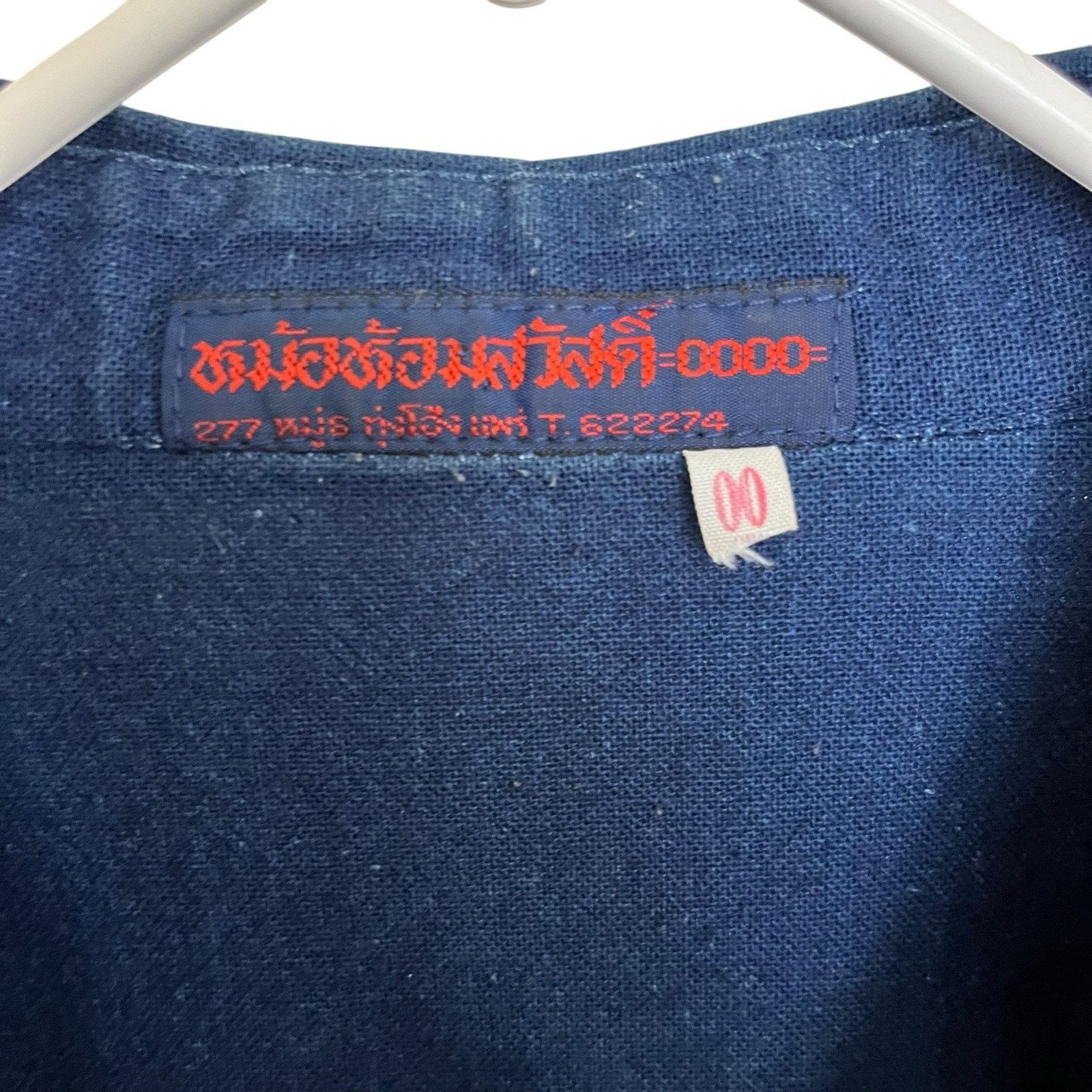 Vintage Vintage Indigo Dyed Chore Shirt Thailand XL Moh Hom Mor Size US XL / EU 56 / 4 - 4 Thumbnail