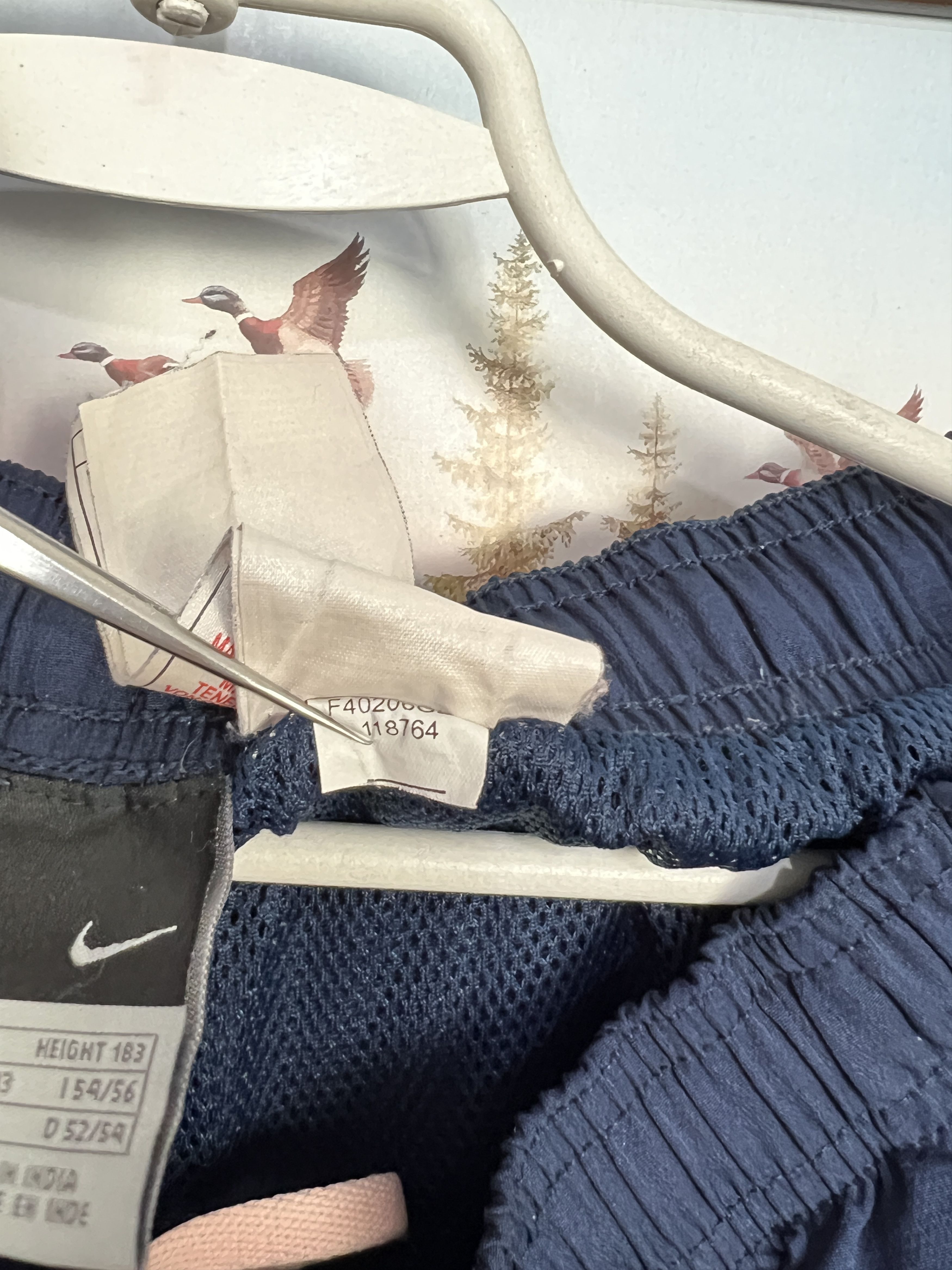 Nike Vintage Nike Juventus Football Pants Soccer Blue Mens L Size US 34 / EU 50 - 13 Thumbnail
