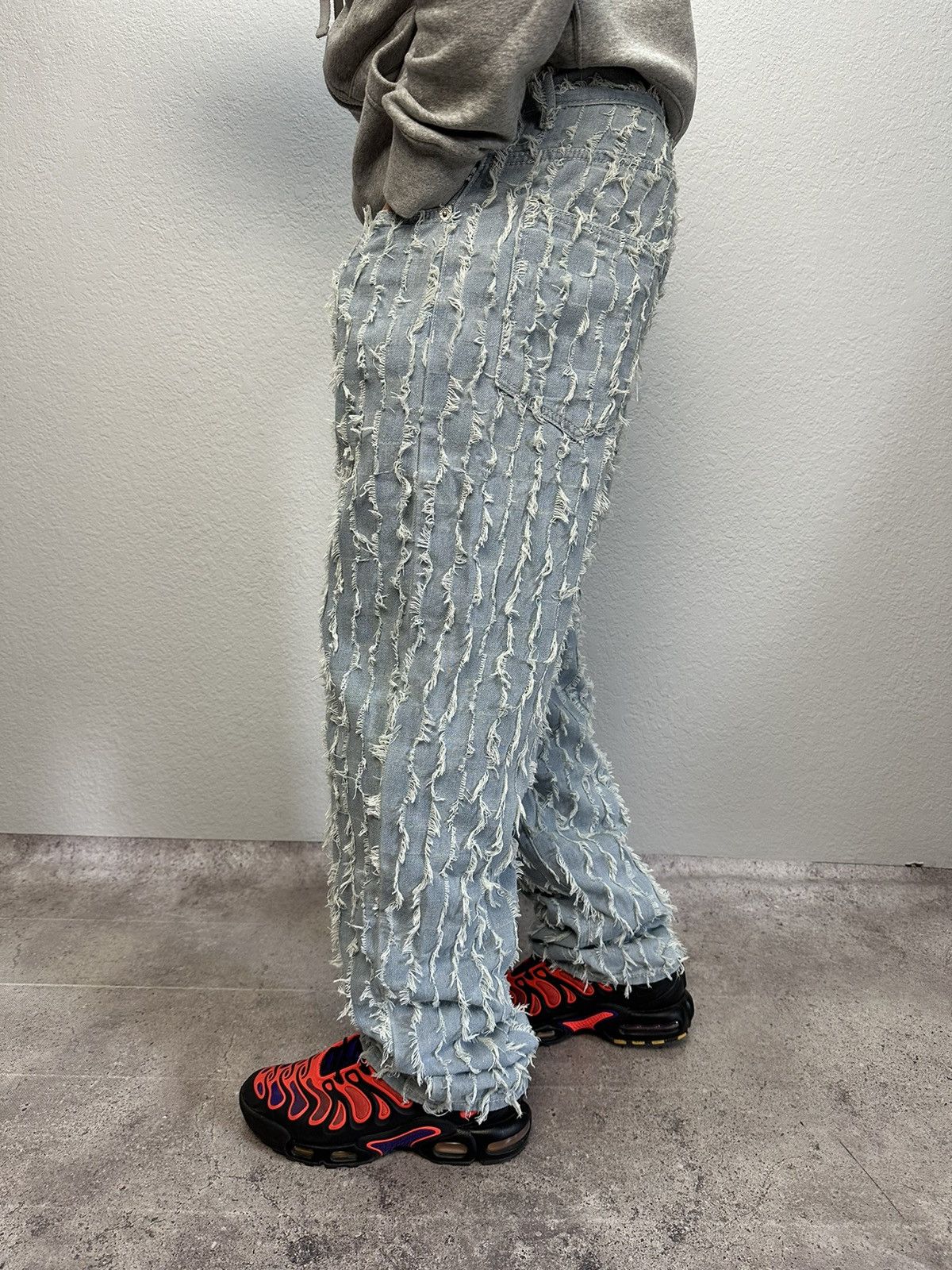 Japanese Brand × Vintage Vintage Junya Watanabe Style Japanese Denim Jeans Y2K Size US 32 / EU 48 - 2 Thumbnail
