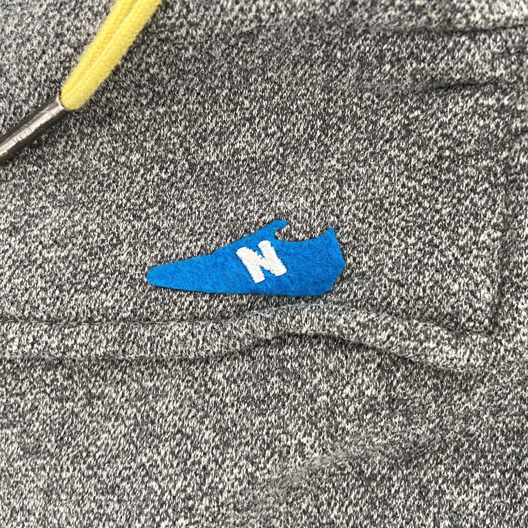 New Balance NEW BALANCE Jacket Womens Large Gray Yellow Athletic Full Zip Heritage Track Athleisure Size L / US 10 / IT 46 - 7 Thumbnail