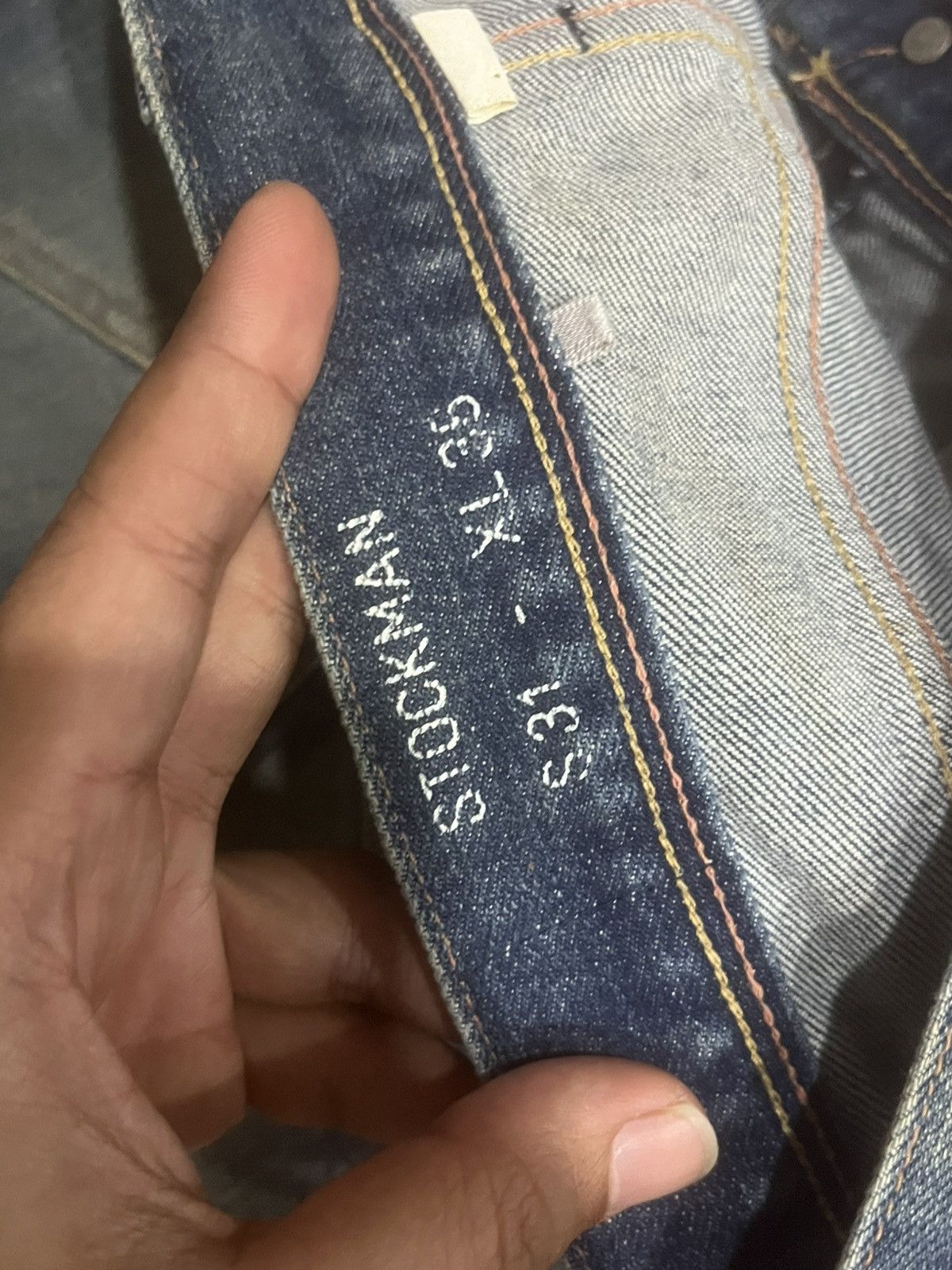 DELUXE Japanese Brand Deluxe Stockholm Sashiko Distressed Jeans Size US 32 / EU 48 - 17 Thumbnail