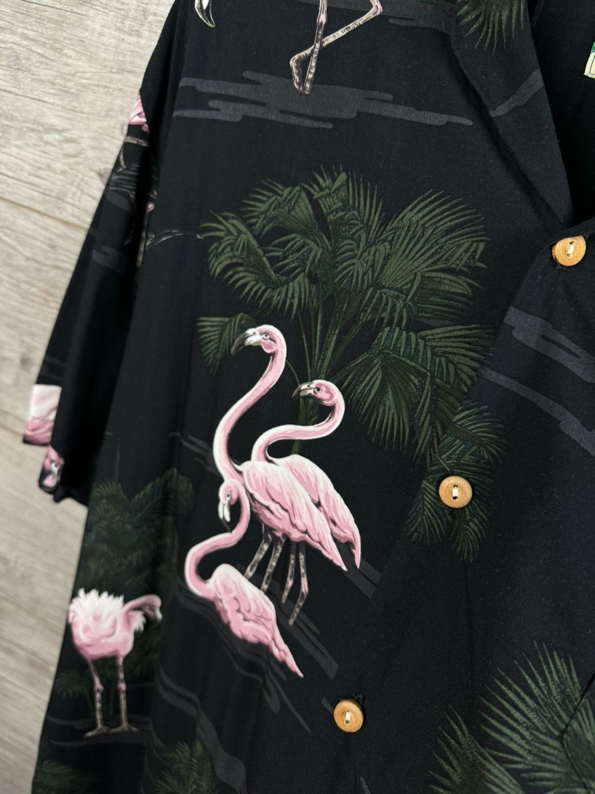 Vintage Hawaiian shirt with short sleeves style of Dries Van Noten Size US L / EU 52-54 / 3 - 8 Thumbnail