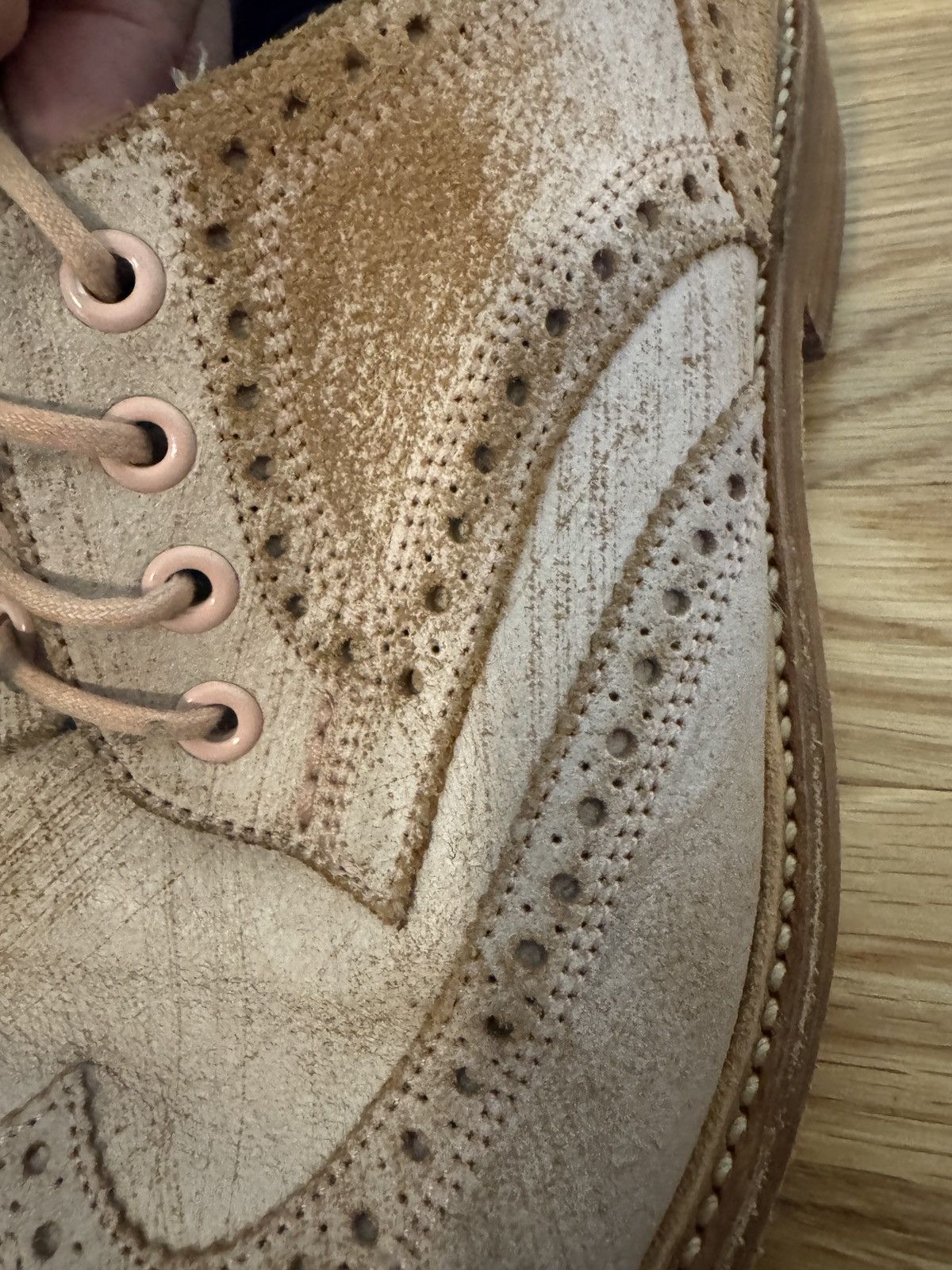 Paul Smith Paul Smith Mauve Pink Distressed Leather Derby US 10.5 Size US 10.5 / EU 43-44 - 10 Thumbnail
