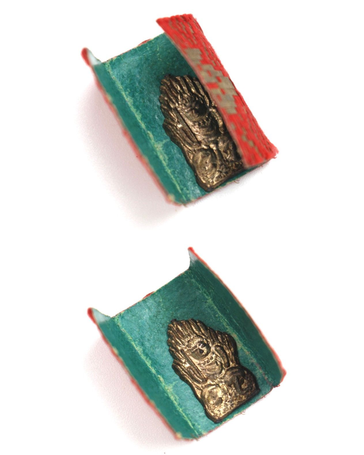 Buddha to Buddha 1980S JAPAN BRASS LOCKET PENDANT WITH BUDDHA RELIEF NECKLACE Size ONE SIZE - 4 Thumbnail