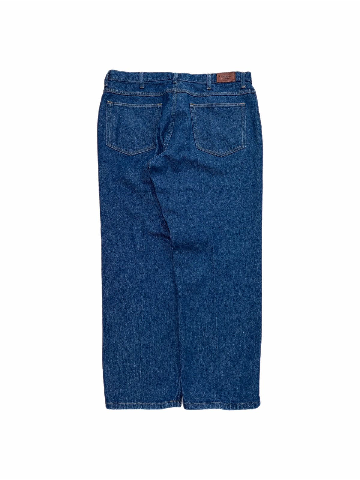 L.L. Bean L.L.Bean Classic Fit Blue Denim Jeans 38x28 Size US 38 / EU 54 - 1 Thumbnail