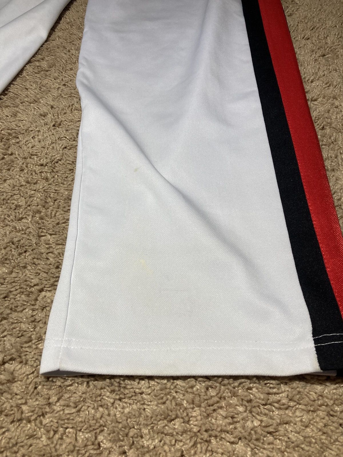 Zoo York 2000 Zoo York White Striped Red Sweats Wide Leg 90s Track 00 Size US 32 / EU 48 - 8 Thumbnail