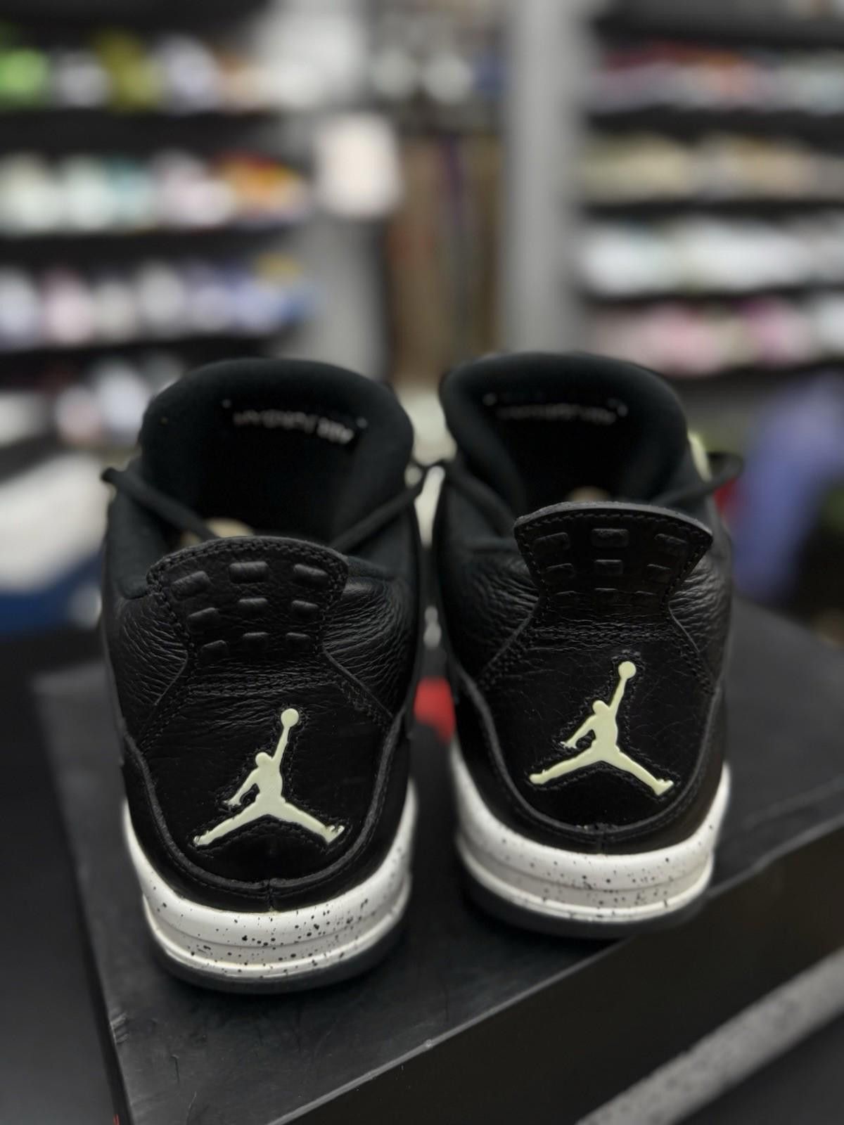 Nike Nike Air Jordan 4 Retro LS Oreo Black Tech Grey Size 8 Size US 8 / EU 41 - 10 Thumbnail