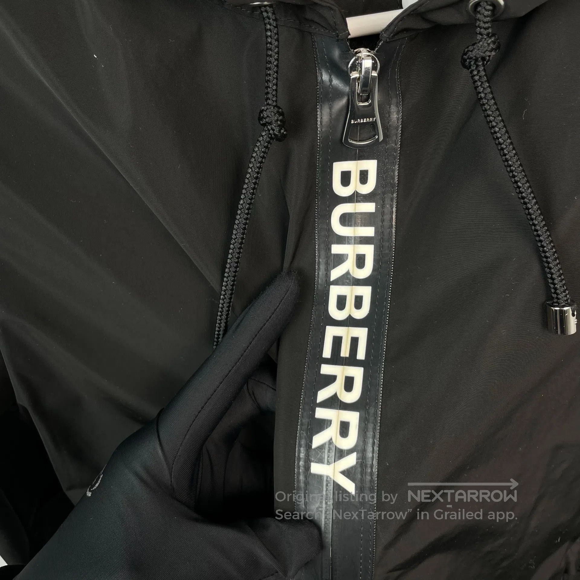 Burberry Burberry Black Hooded Jacket| Size XXS / US 00 / IT 34 - 5 Thumbnail