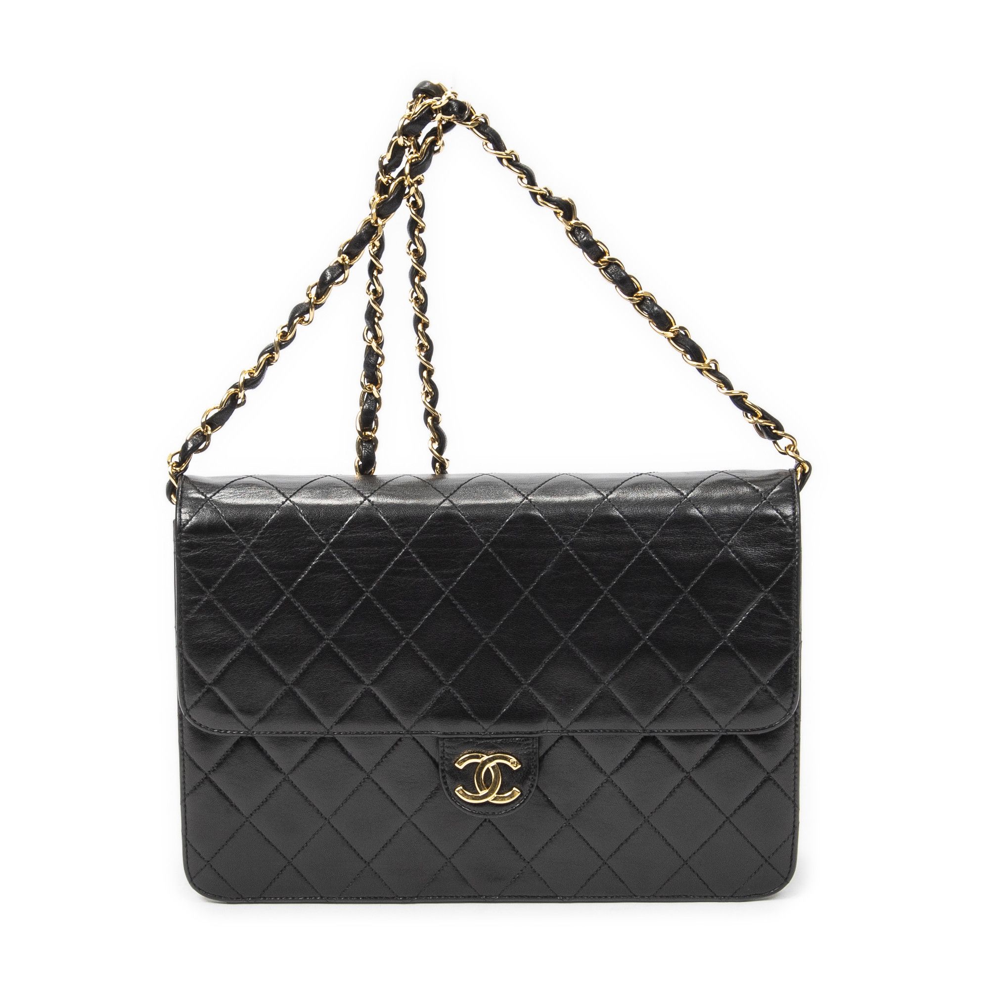 Chanel Vintage Push Lock Straight Flap Size ONE SIZE - 1 Thumbnail