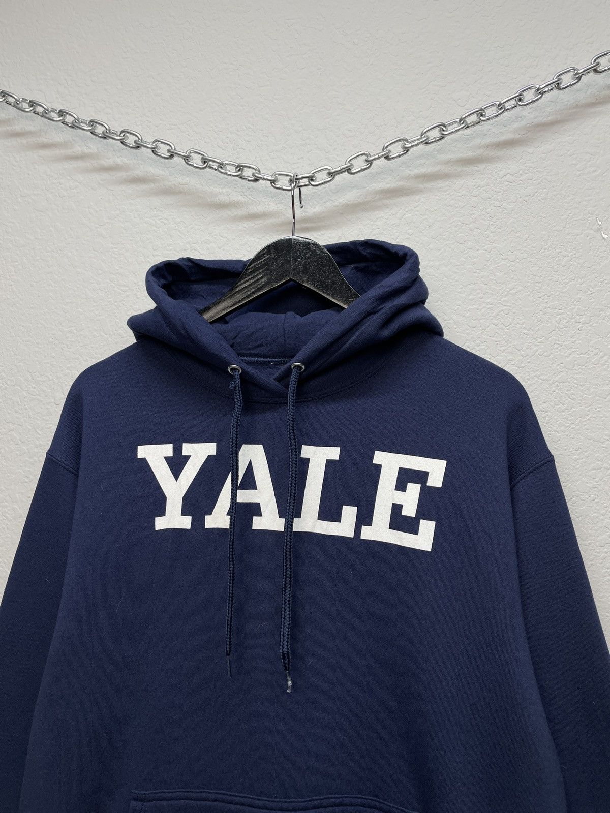 Nike × Vintage Vintage Y2K Yale University Boxy Fit Big Logo Zip Hoodie Size US M / EU 48-50 / 2 - 4 Thumbnail