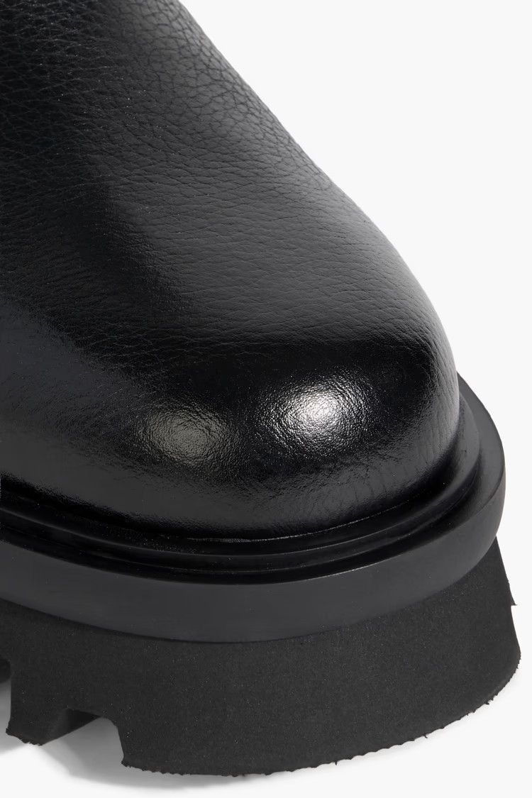 Salvatore Ferragamo o1y0326 Ankle Boots in Black Size US 7.5 / IT 37.5 - 4 Thumbnail