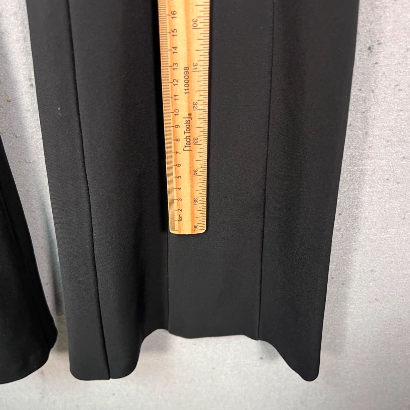 Vintage Auteur Womens Small Black Flared Dress Pants Trousers Dress Pants Womens Small Black Flared Pants Featuring Polyester Spandex Size 28" / US 6 / IT 42 - 5 Thumbnail