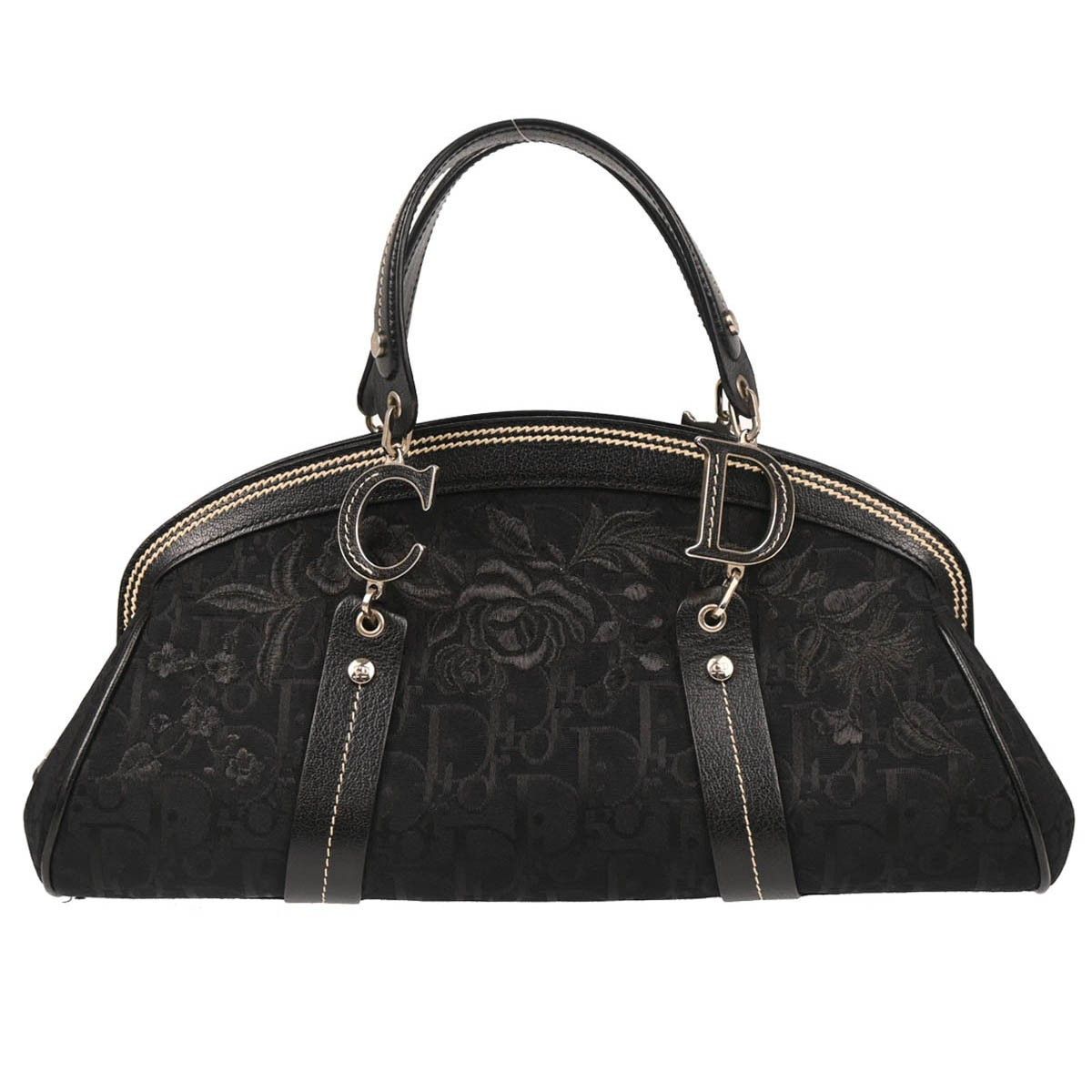 Dior Christian Dior Vintage Trotteur Bowling Bag Embroidered Diorissimo Canvas Size ONE SIZE - 1 Thumbnail