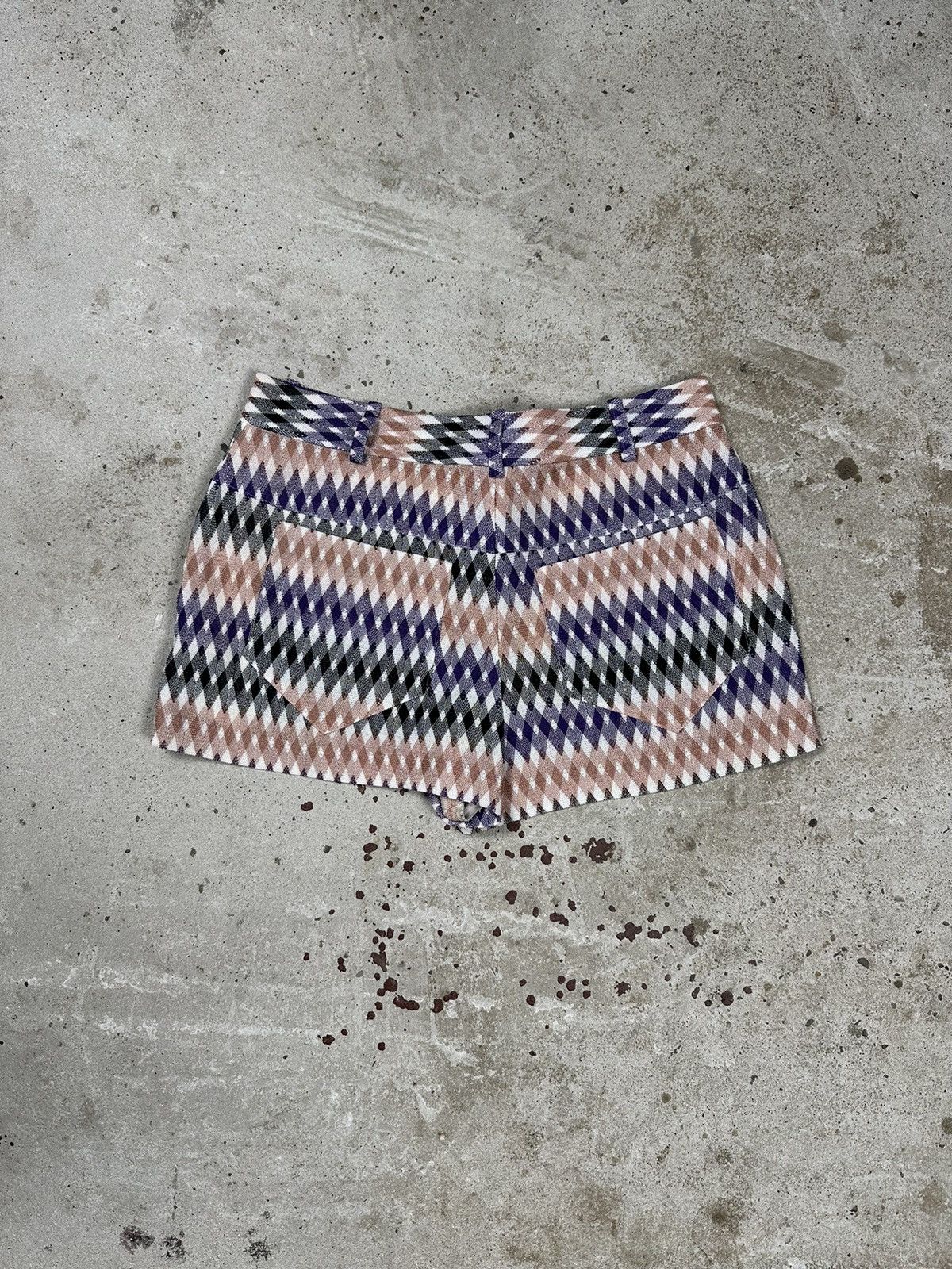 Missoni Missoni Geometric Viscose Shorts Size 27" / US 4 / IT 40 - 2 Thumbnail