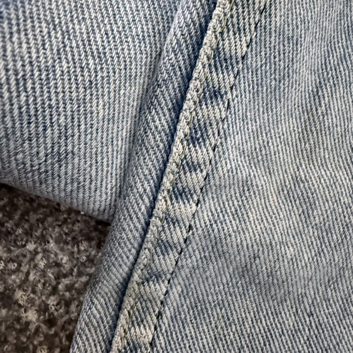 Vintage 🇺🇸 Early 80s Lee Distressed Faded Wash Aging Denim Made Usa Size US 30 / EU 46 - 18 Thumbnail