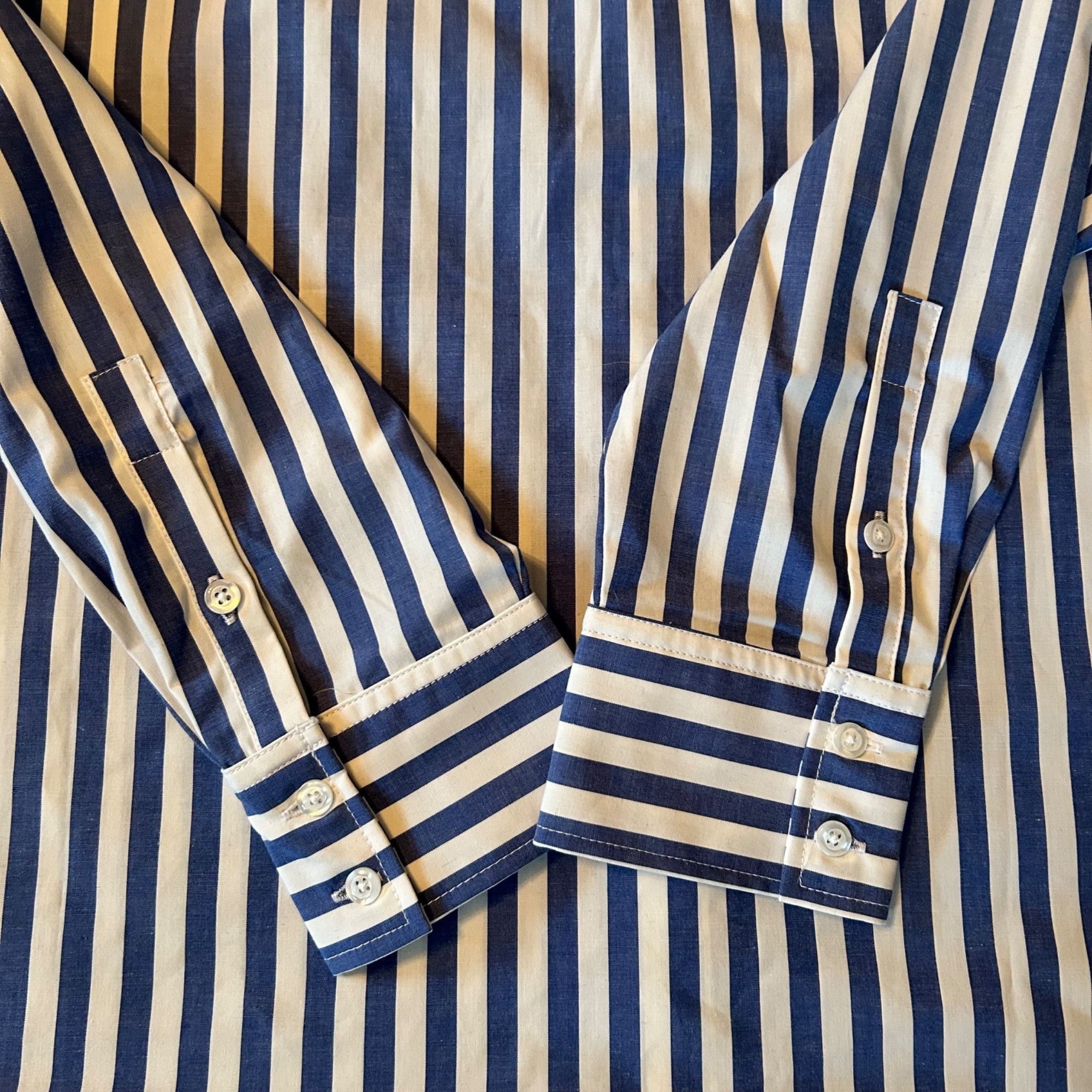 Other Casa Cabana Bethany Stripe Beachy Classic Button Up Shirt XL Size XL / US 12-14 / IT 48-50 - 3 Thumbnail