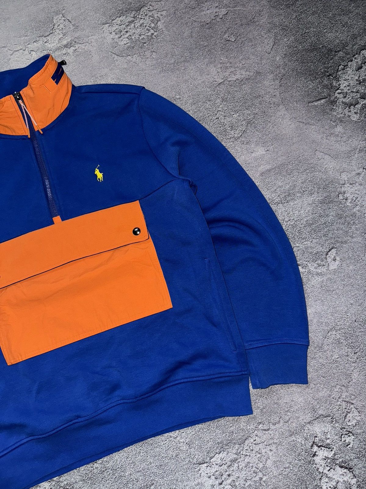 Polo Ralph Lauren × Vintage Polo Ralph Lauren hybrid 1/4 zip sweatshirt hoodie pullover Size US S / EU 44-46 / 1 - 12 Thumbnail