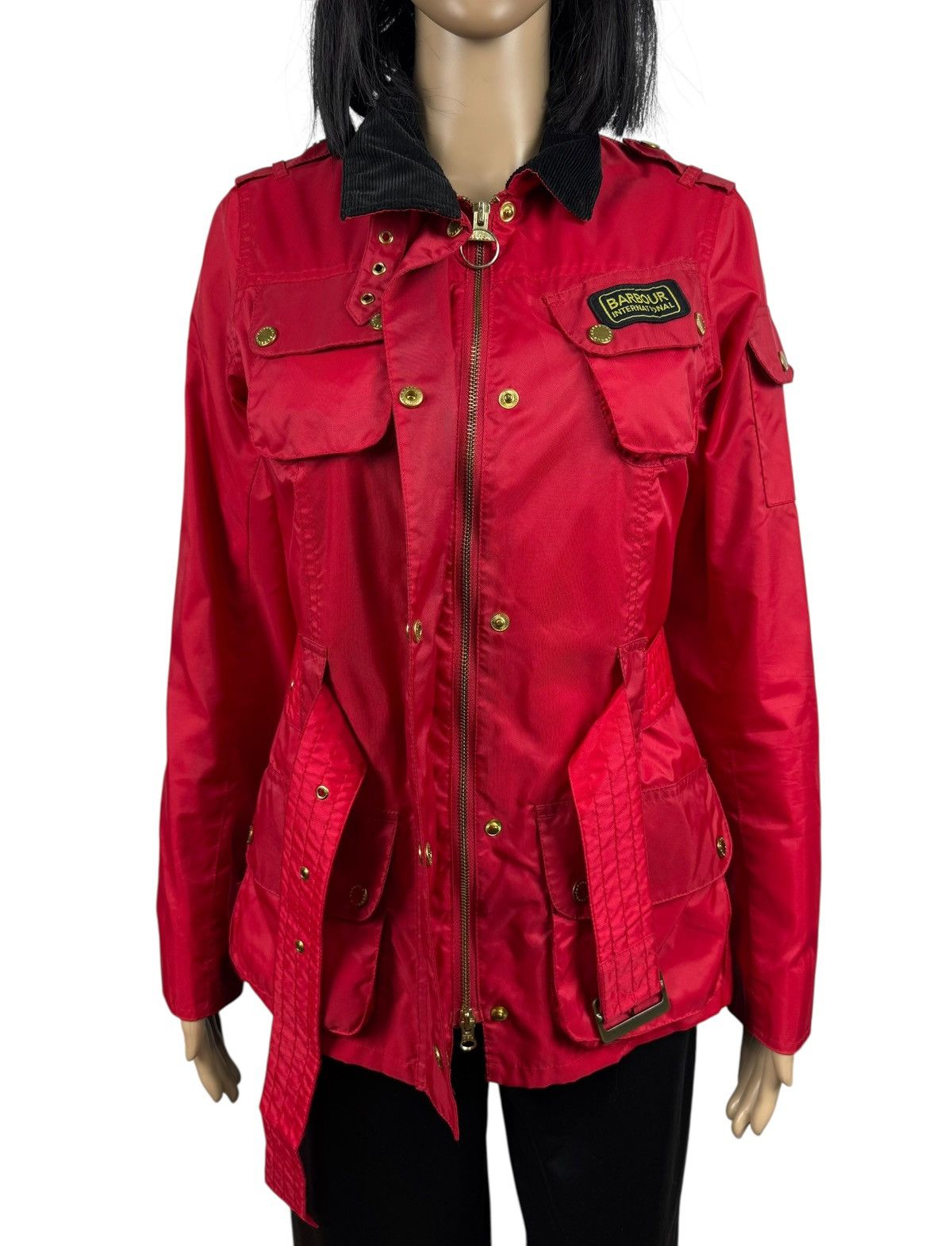 Barbour Barbour International Rainbow Belted Jacket Nylon UK8 US4 Size S / US 4 / IT 40 - 12 Thumbnail