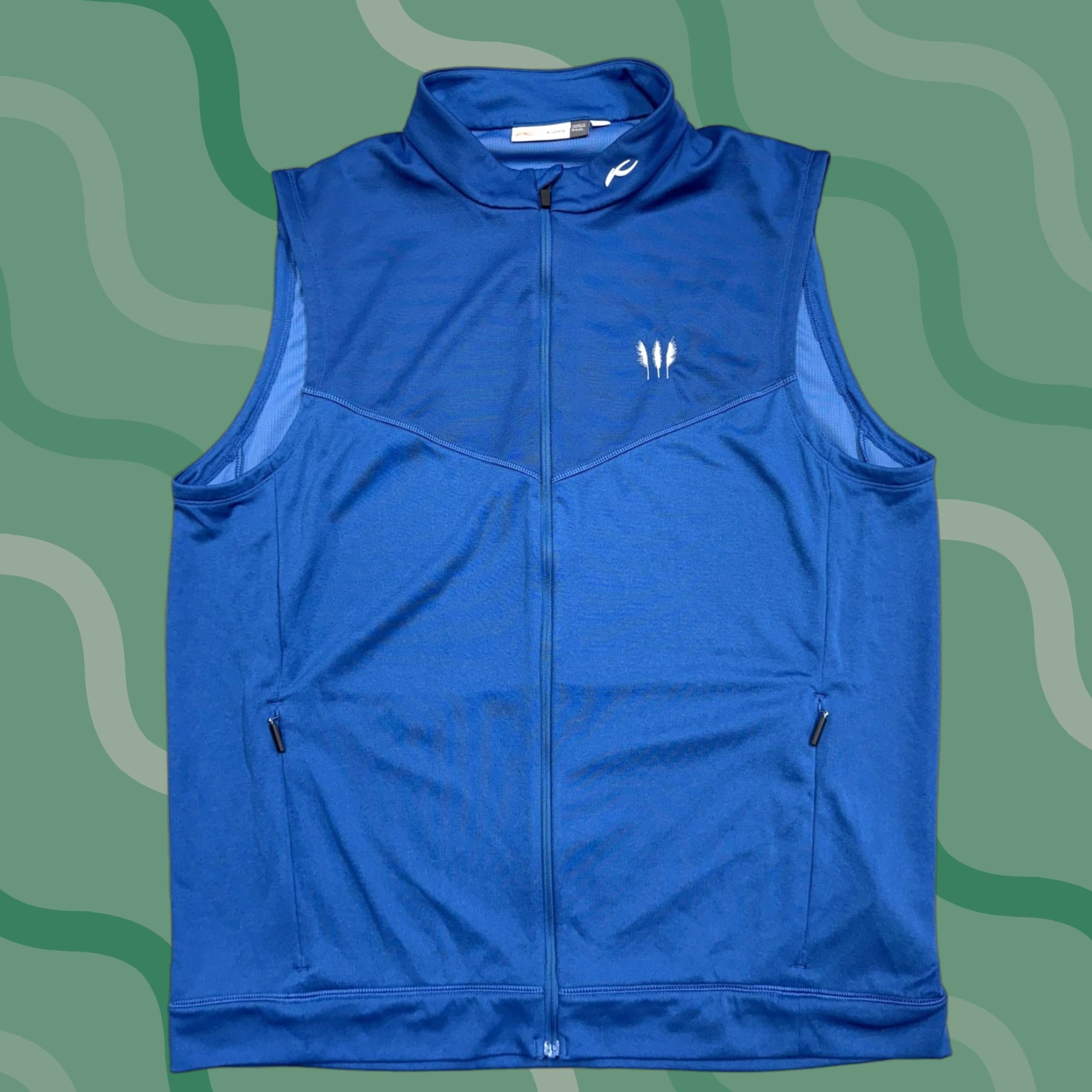 KJUS KJUS Vest Mens XL Blue Full Zip Golf Performance Sleeveless UPF 50+ Athletic Size US XL / EU 56 / 4 - 1 Thumbnail