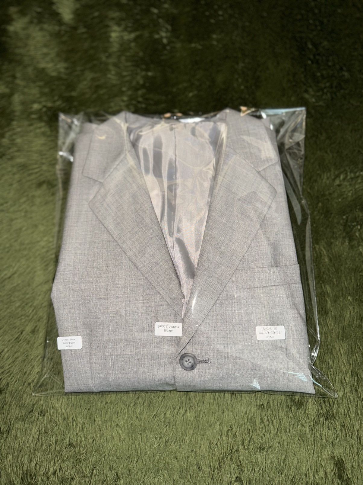 J. Press J.Press New Wool Classic-Fit Blazer Jacket – Light Grey Size 40R - 11 Thumbnail