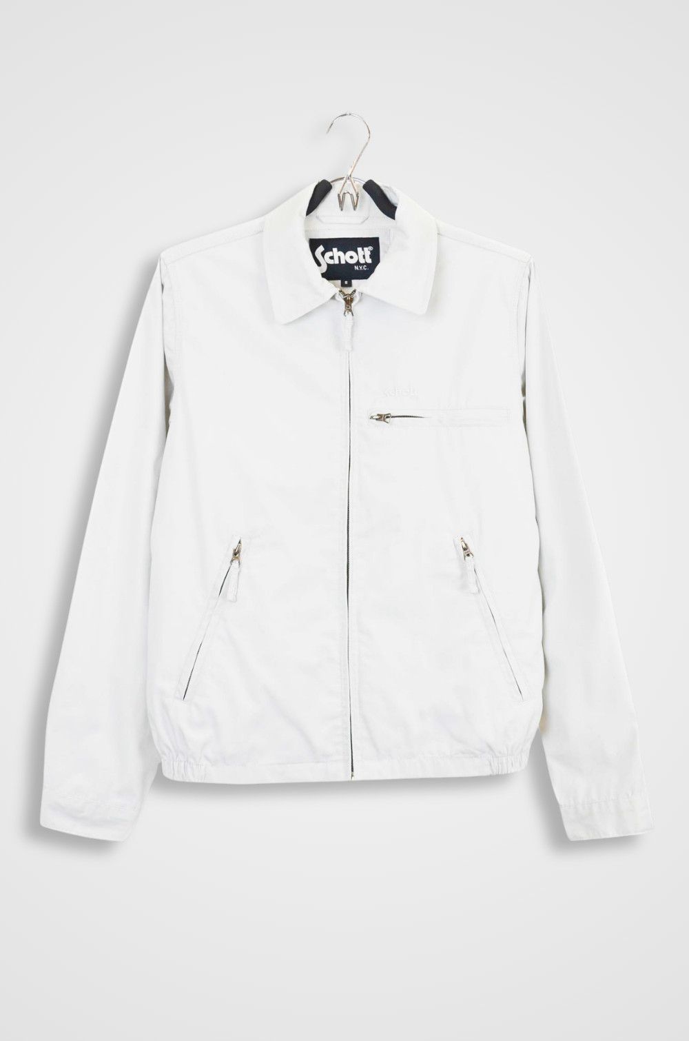 Schott Schott NYC White Baracuta-Style Jacket – Size S Size US S / EU 44-46 / 1 - 1 Thumbnail