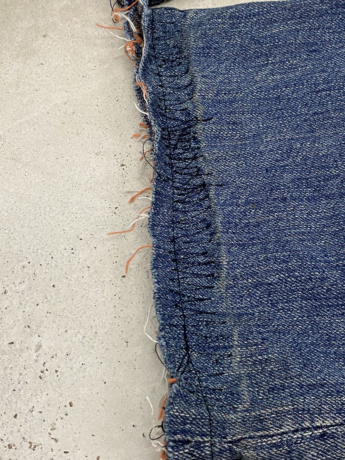 If Six Was Nine × Japanese Brand × Le Grande Bleu (L.G.B.) Flare Distressed Denim Orange Mud Jean Size US 30 / EU 46 - 16 Thumbnail
