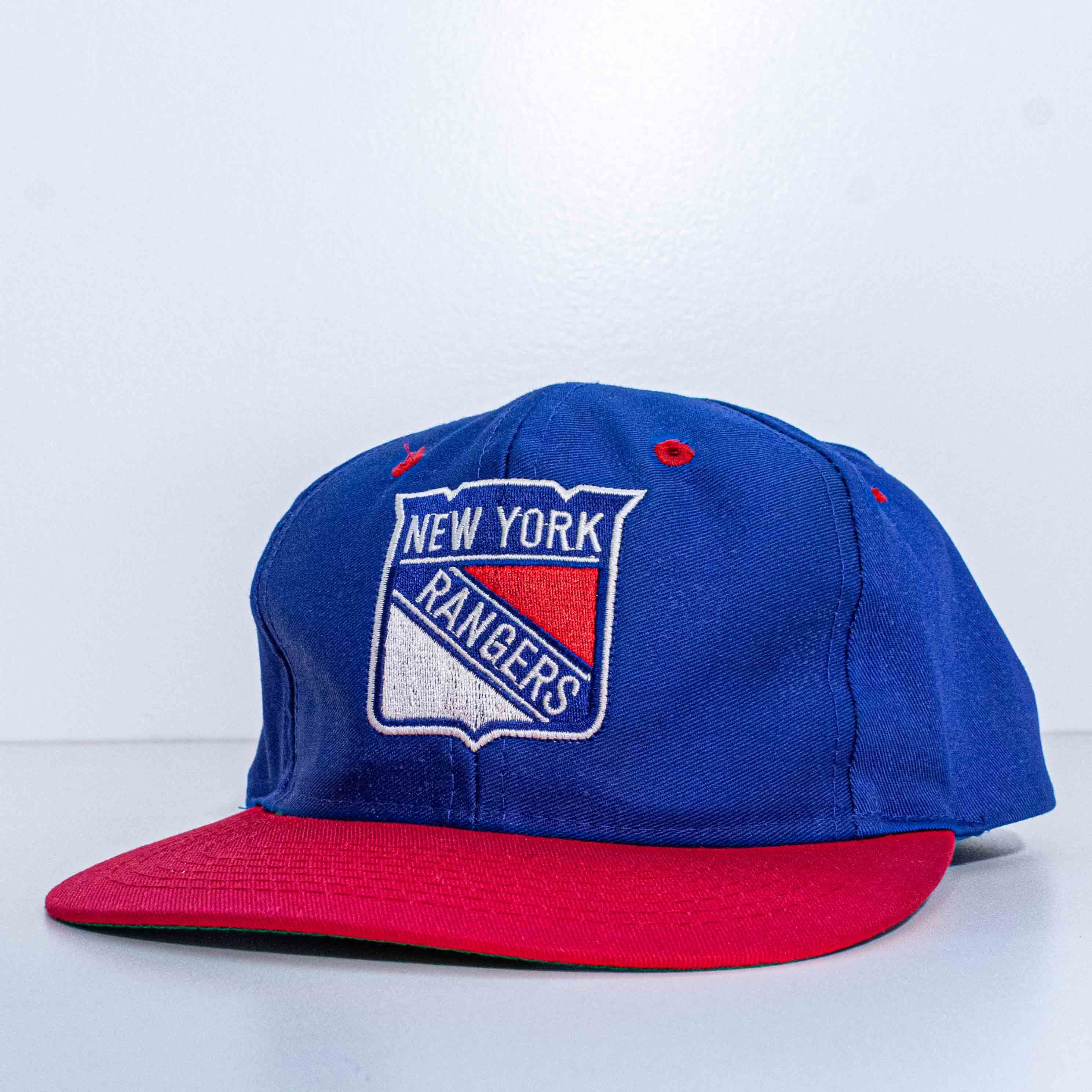 NHL New York Rangers Plain Logo AJD NHL Snapback Hat Size ONE SIZE - 1 Thumbnail