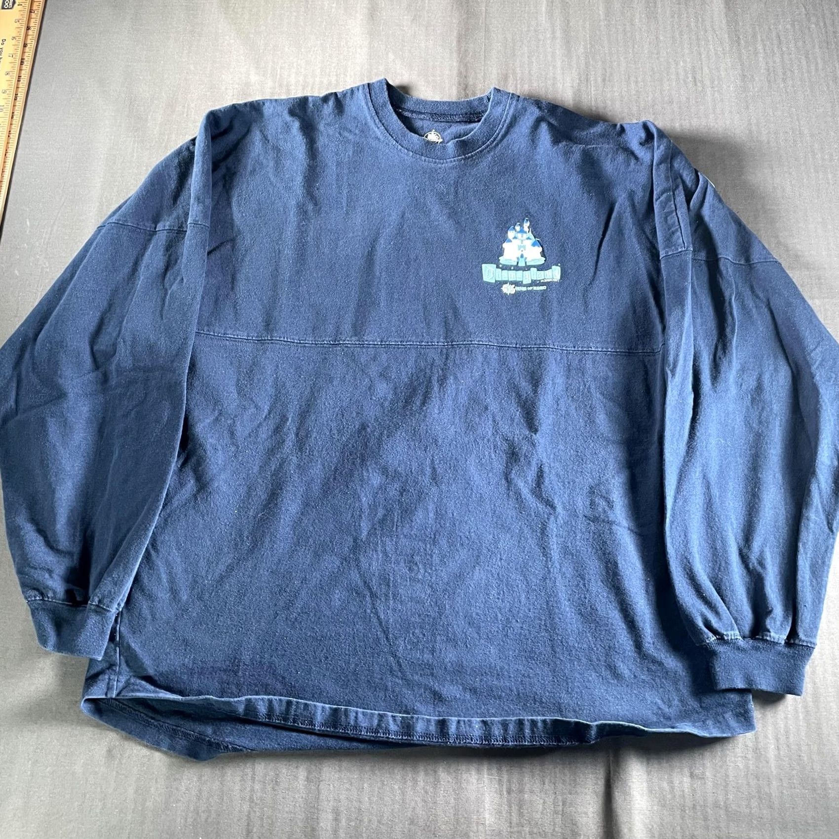 Disney VINTAGE Disneyland Spirit Jersey Sweatshirt Womens Large Navy 65 Years Of Magic Disney Shirt Womens Large Navy 65 Years Of Magic Size L / US 10 / IT 46 - 4 Thumbnail