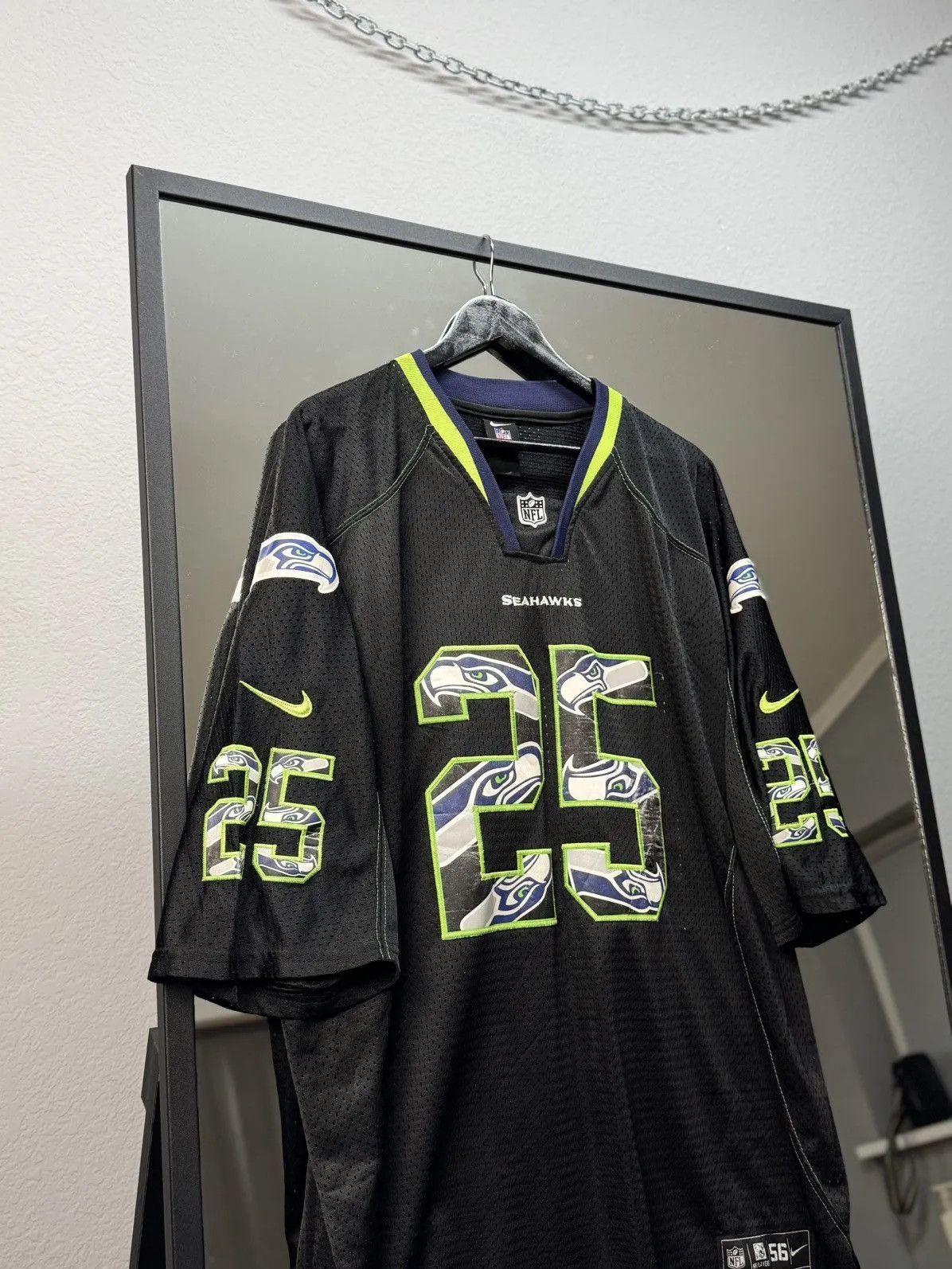 NFL × Nike Vintage Nike NFL Seahawks Richard Sherman #25 Size US XL / EU 56 / 4 - 3 Thumbnail