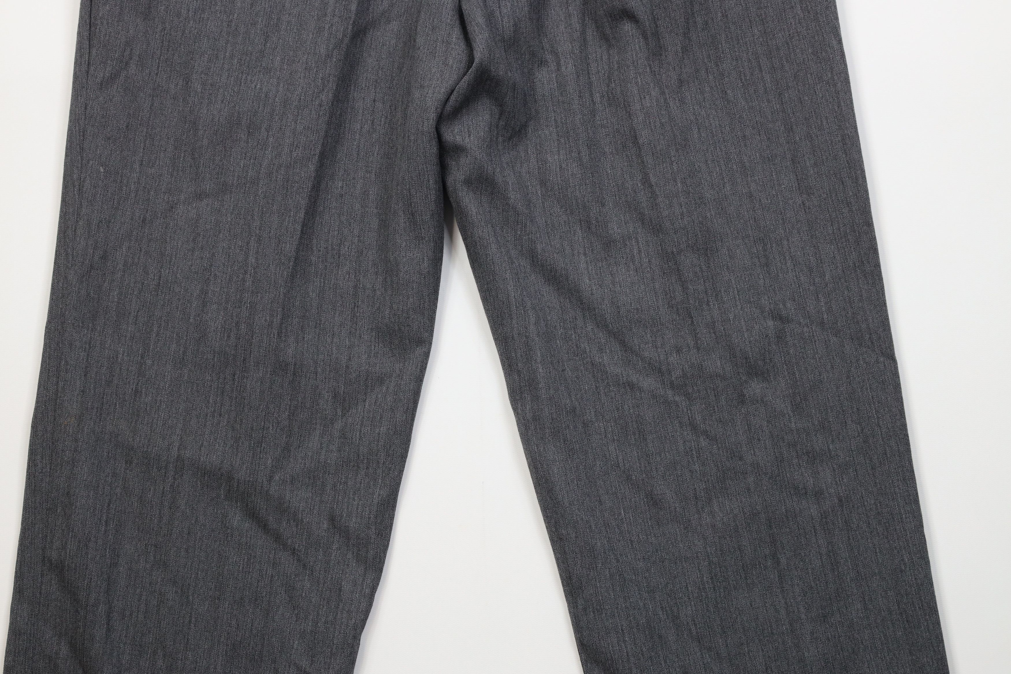 Vintage Vintage 90s Streetwear Wide Leg Chino Pants Heather Gray Size US 34 / EU 50 - 10 Thumbnail