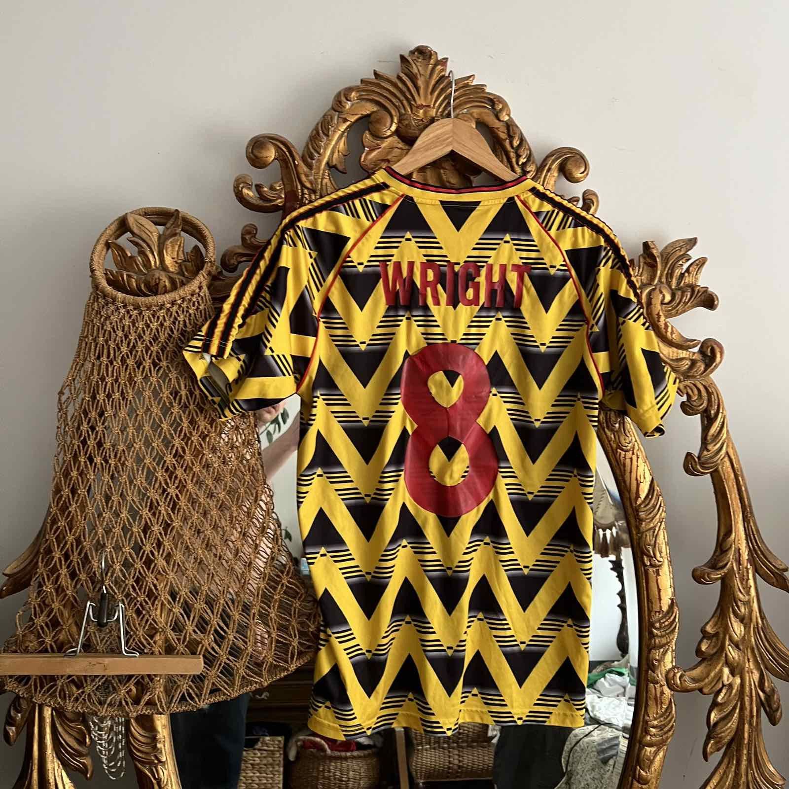 Adidas × Vintage Adidas Arsenal Soccer jersey 1993 JVC #8 Wright Sz M Size US M / EU 48-50 / 2 - 2 Thumbnail