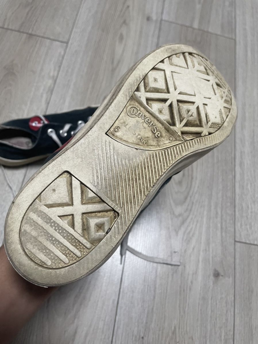 Comme des Garcons Comme des Garçons x Converse Play Black Low Sneakers US 6 Size US 6 / EU 39 - 8 Thumbnail