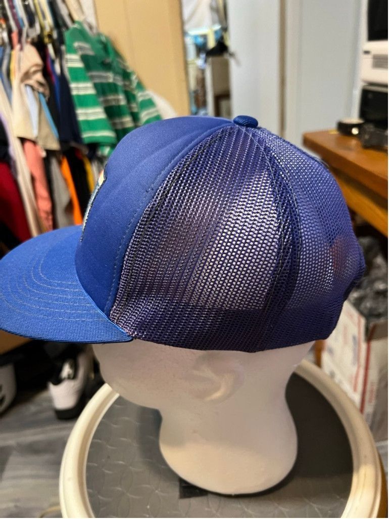 Pepsi Men's Pepsi Vintage Blue Trucker Hat One Size Red White Logo Size ONE SIZE - 2 Thumbnail