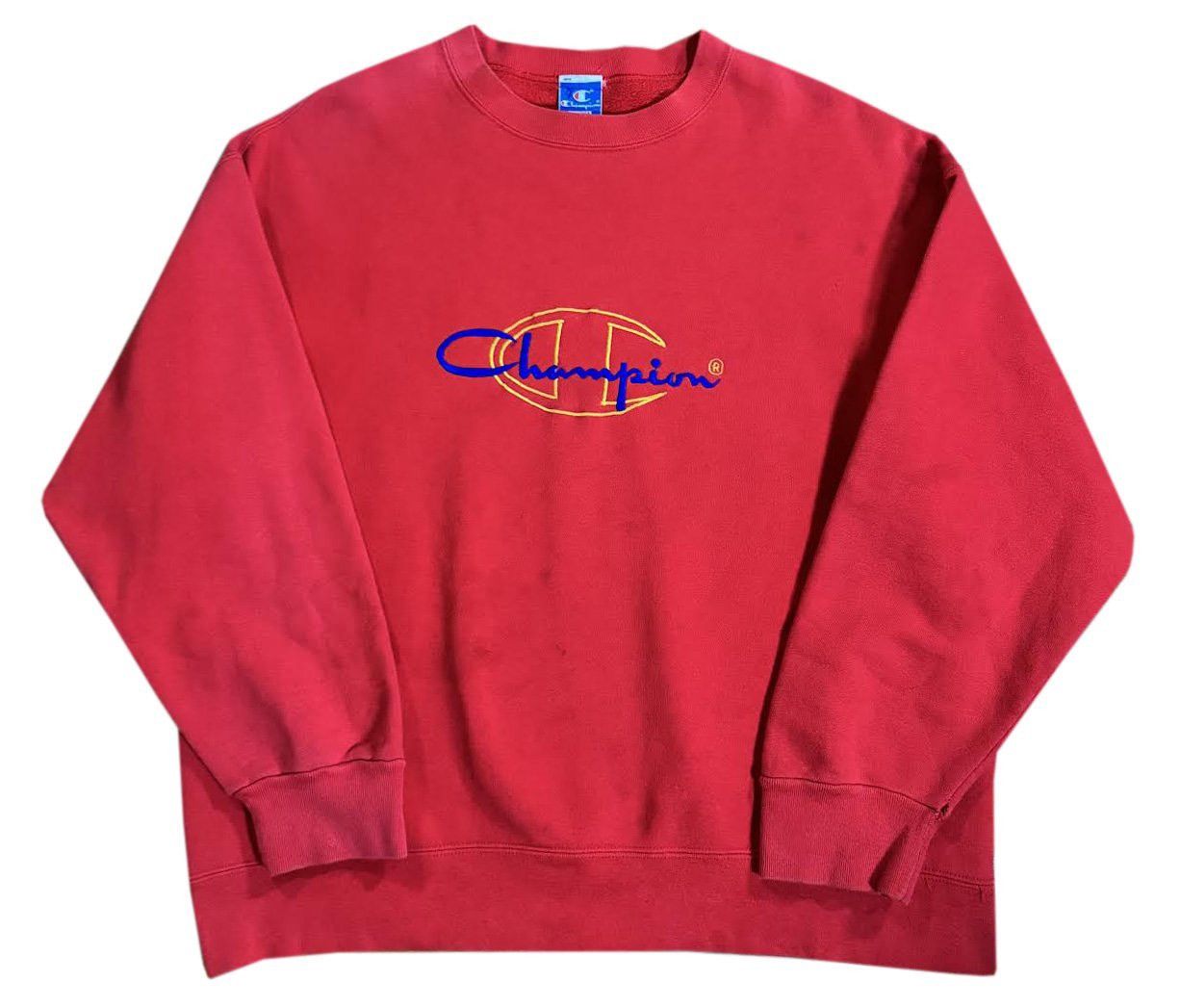 Champion Vintage Champion Red Sweatshirt (Size XL) Size US XL / EU 56 / 4 - 1 Thumbnail