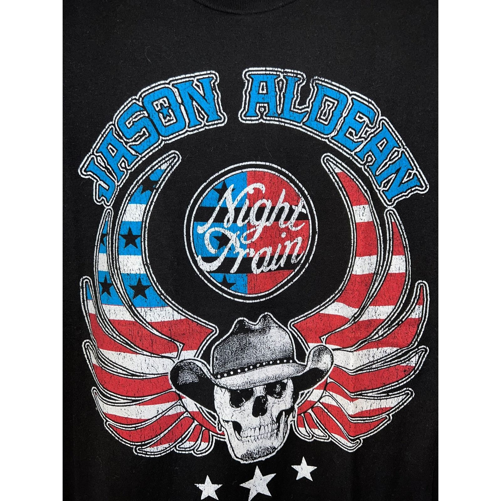 Tultex 2012 Jason Aldean Night Train Country Music Black Shirt M Size US M / EU 48-50 / 2 - 2 Thumbnail