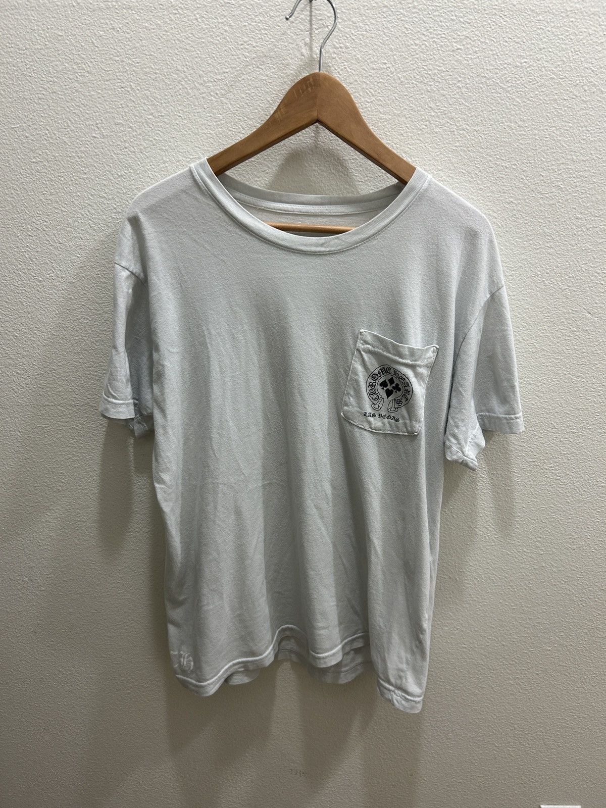 Chrome Hearts Chrome Hearts White Las Vegas Exclusive Pocket Tee Size US L / EU 52-54 / 3 - 2 Thumbnail