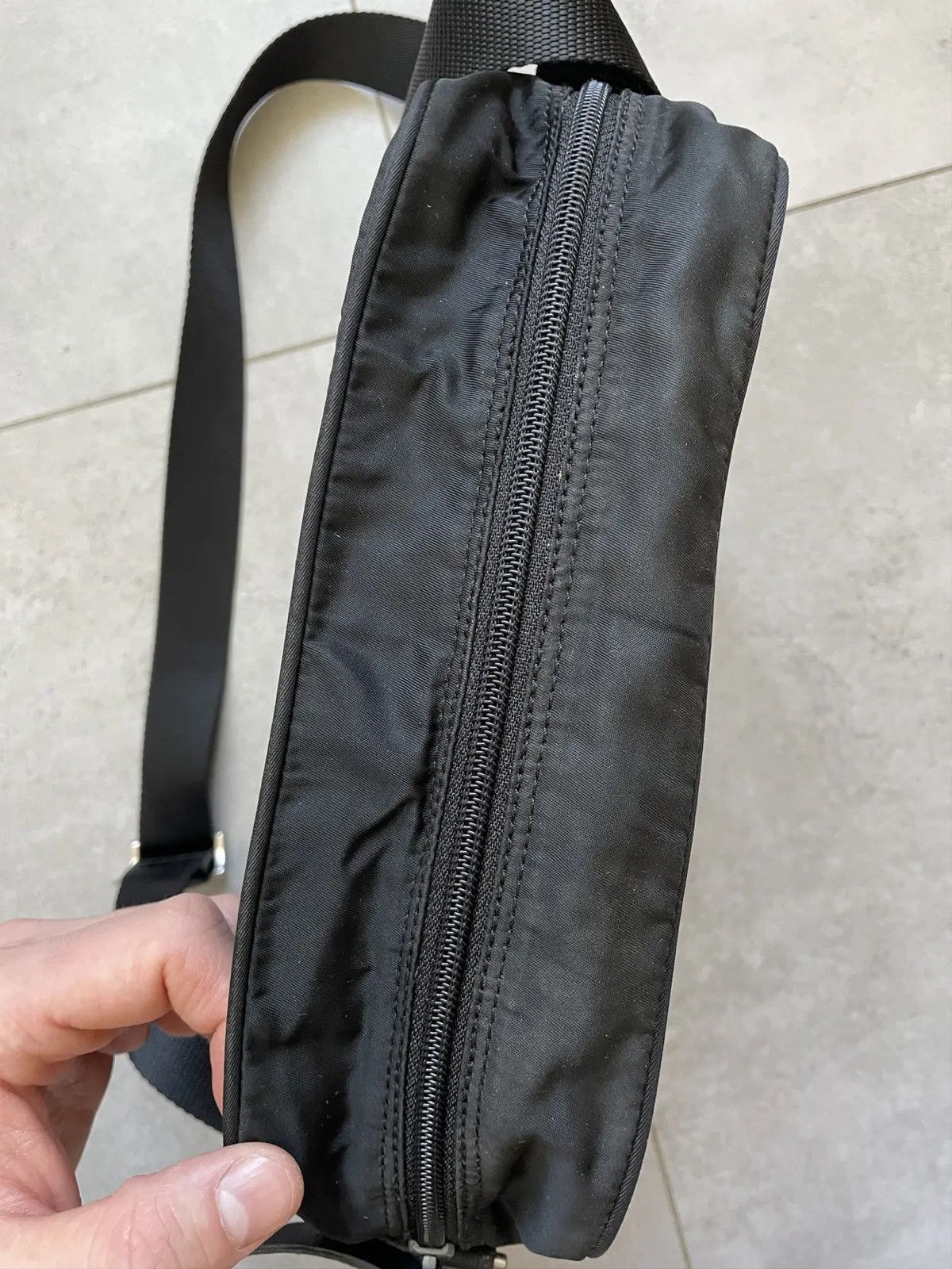 Prada VINTAGE BLACK PRADA NYLON SHOULDER BAG Size ONE SIZE - 3 Thumbnail