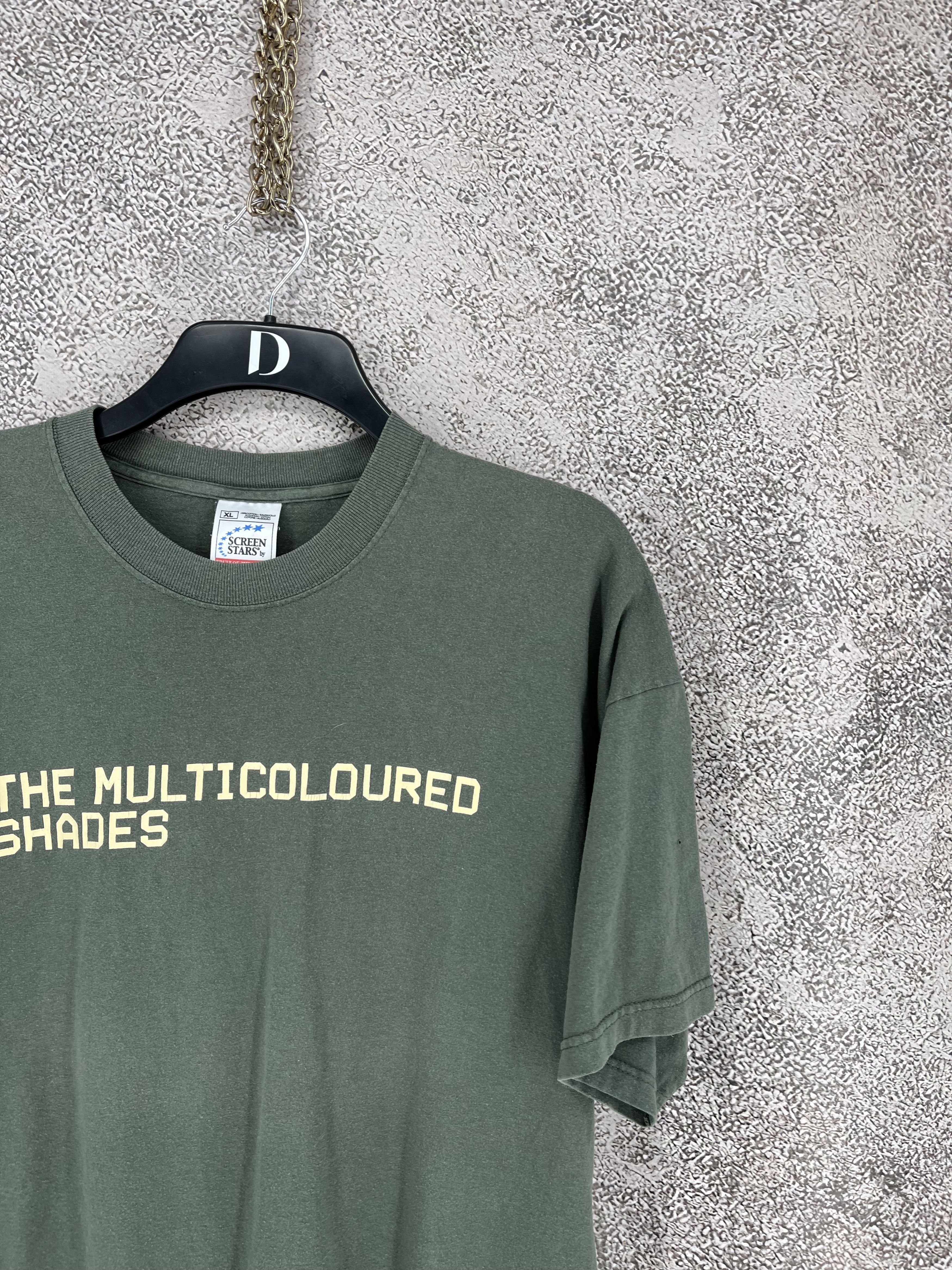 Vintage Vintage 80s The Multicoloured Shades Band Tee RARE Size US XL / EU 56 / 4 - 5 Thumbnail