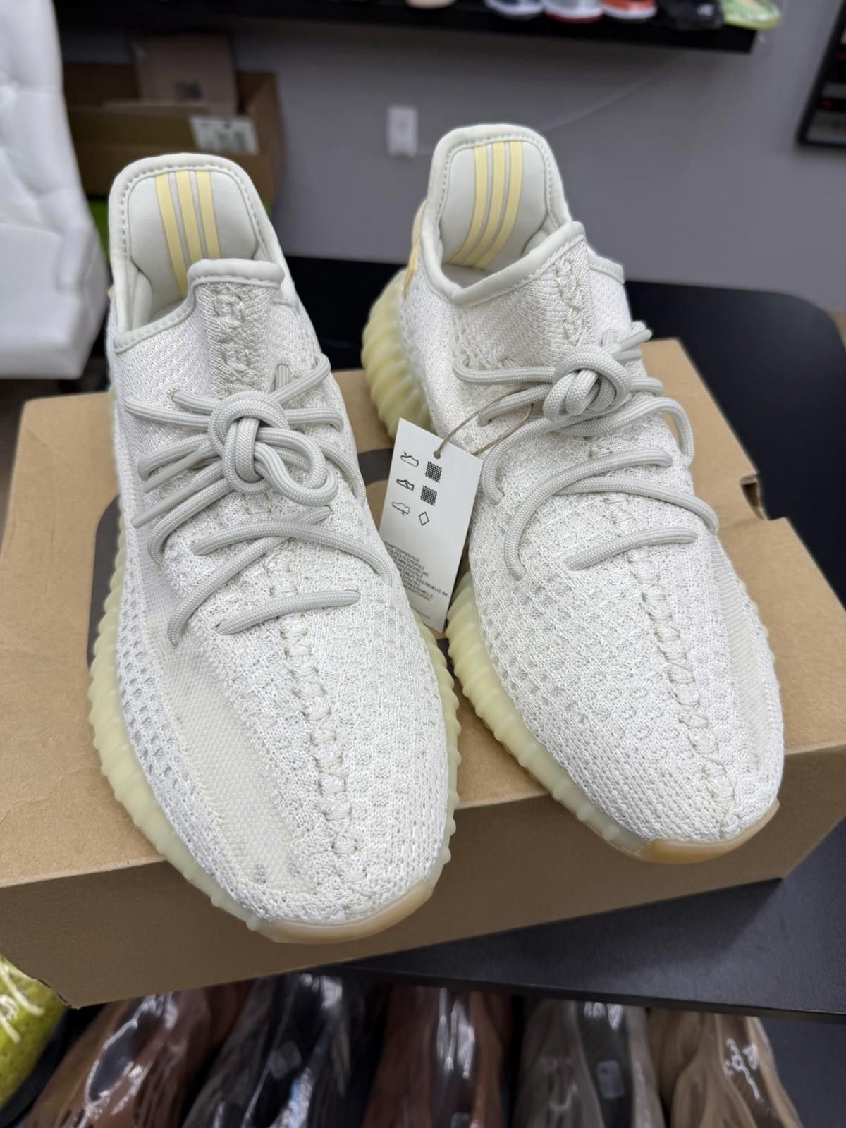 Adidas Adidas Yeezy Boost 350 V2 Sz 10 Light UV Authentic Brand New Size US 10 / EU 43 - 8 Thumbnail