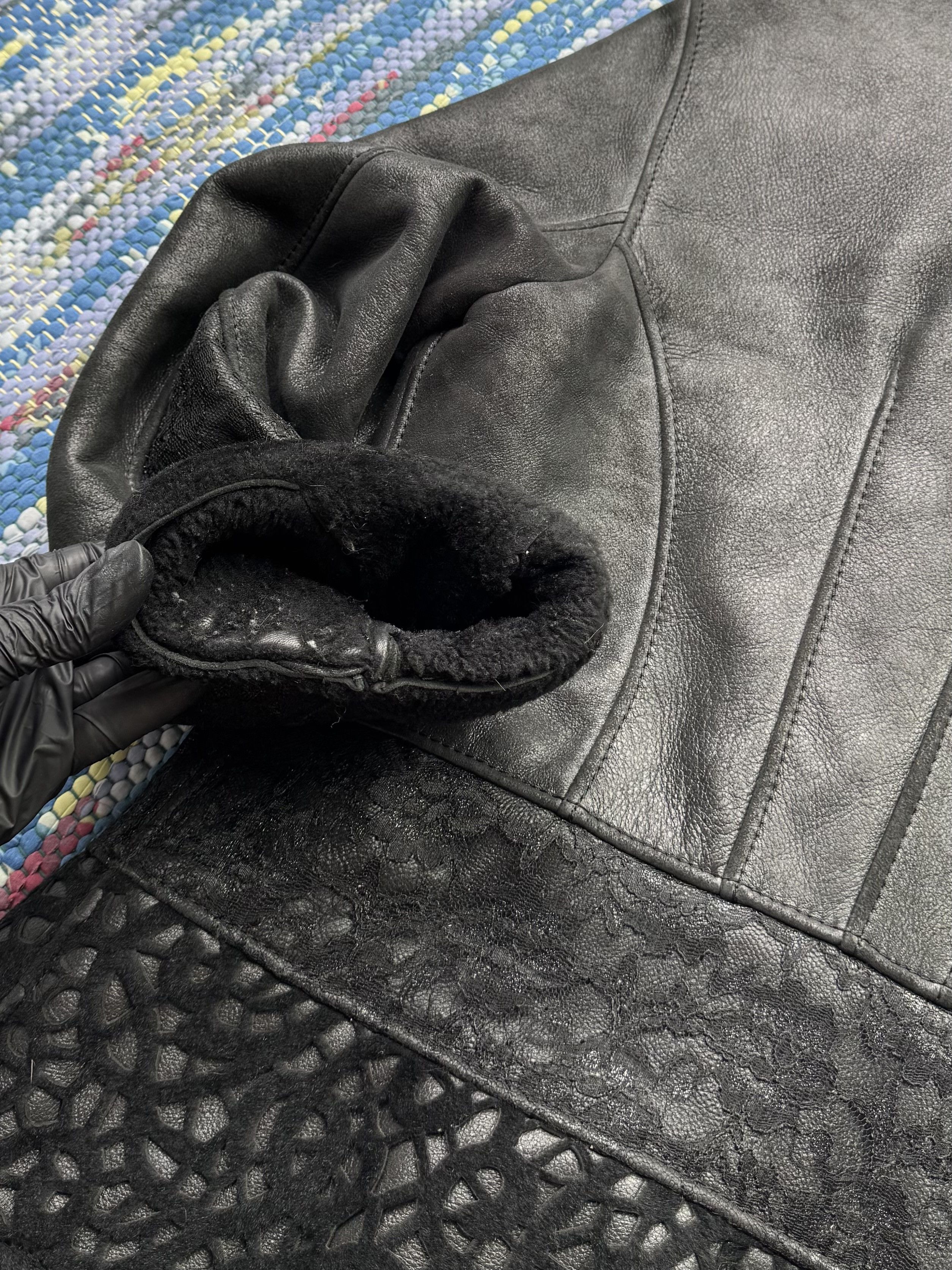 Japanese Brand Vintage Real Sheepskin Coat D15(583)A787 Size L / US 10 / IT 46 - 13 Thumbnail