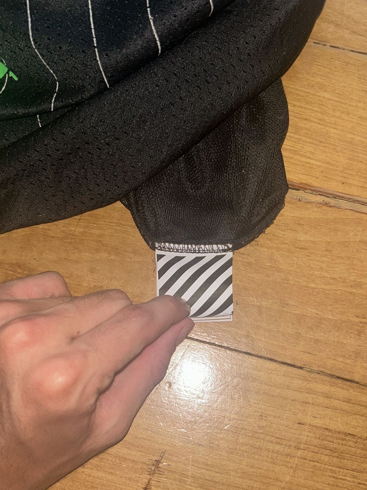 Off-White Arch Shapes Mesh Shorts Black off-white with graphic print Size US 29 - 5 Thumbnail